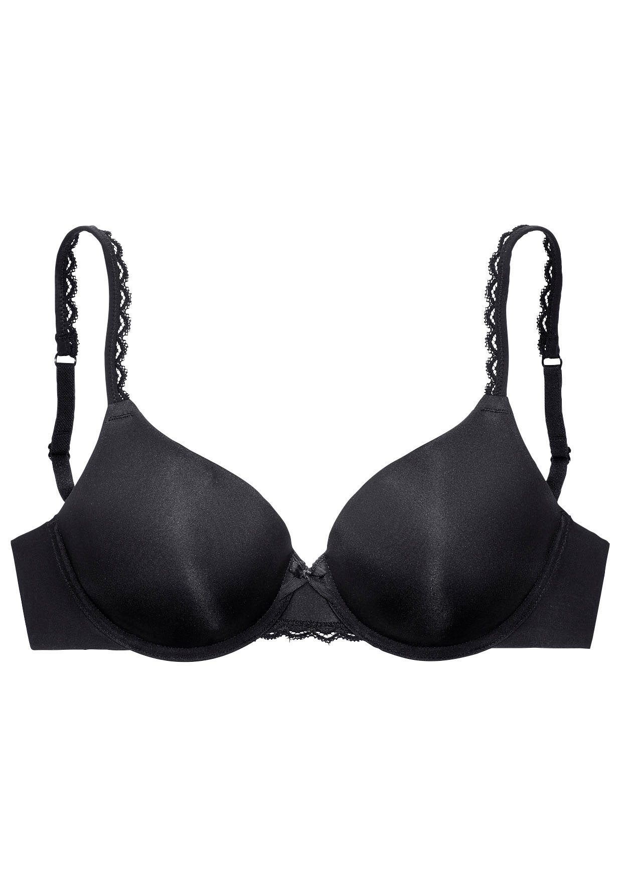 s.Oliver Schalen-BH Camille mit Spitzenträger, Basic Dessous. € 34,99