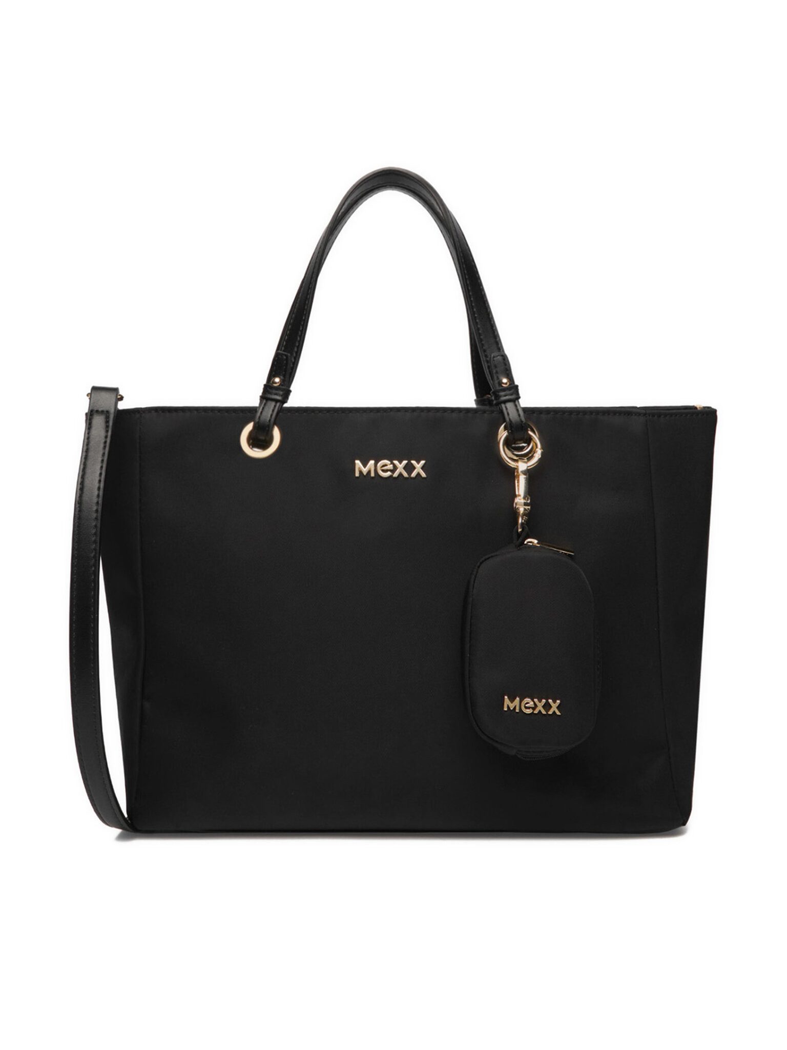 Mexx Handtasche Mexx Damenhandtasche Schwarz MEXX-EO-MEXX-L-001-09 Schwarz