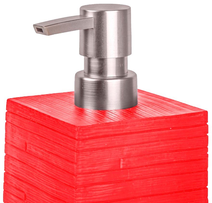 Sanilo mit rot Pumpe rostfreien stabiler Seifenspender und Calero,