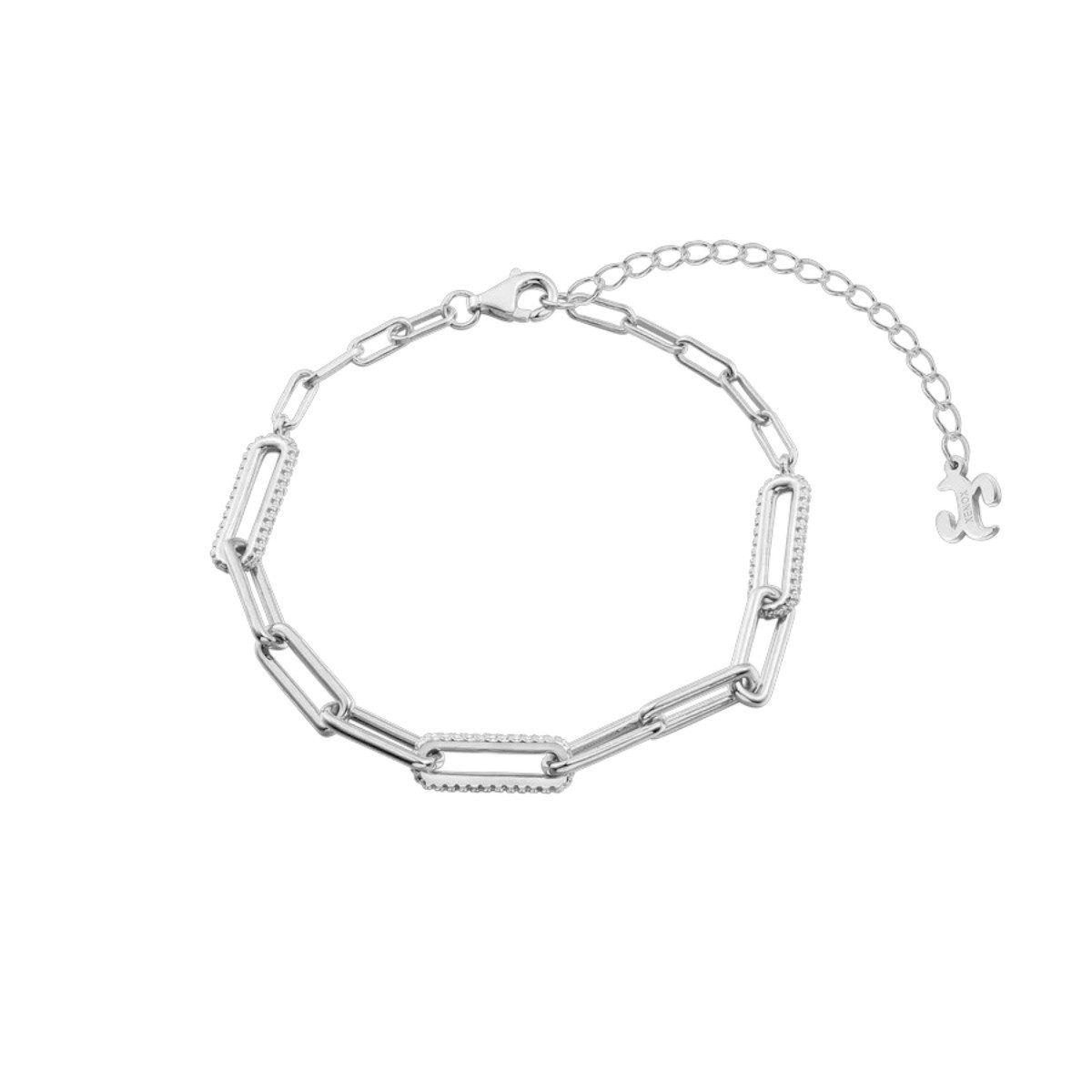 XENOX Armband Armband Damen Curve Zirkonia Sterlingsilber 20 cm XS91941