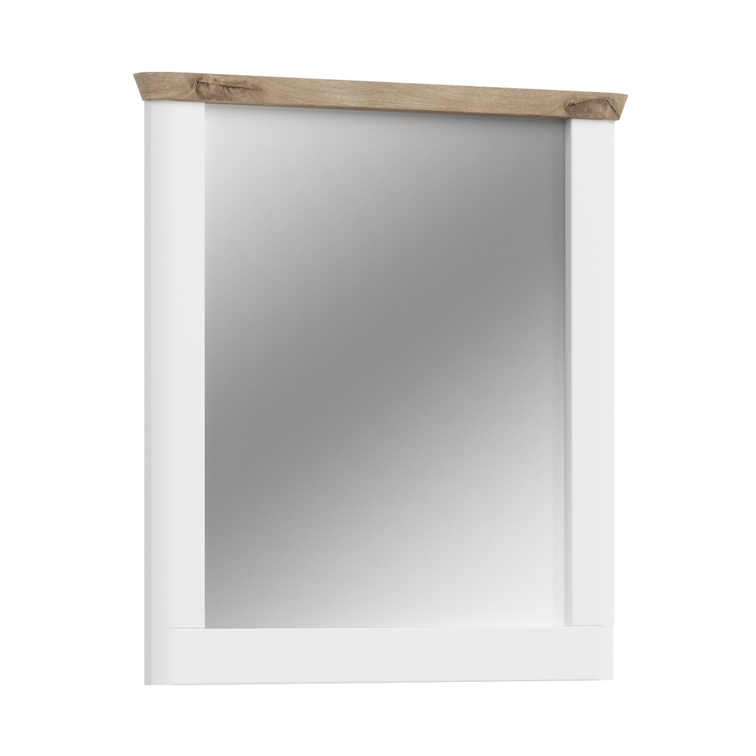 Newroom Spiegel Weiß 89 cm, Spiegel Spiegel Wandspiegel Garderobenspiegel Landhaus Skandinavisc...