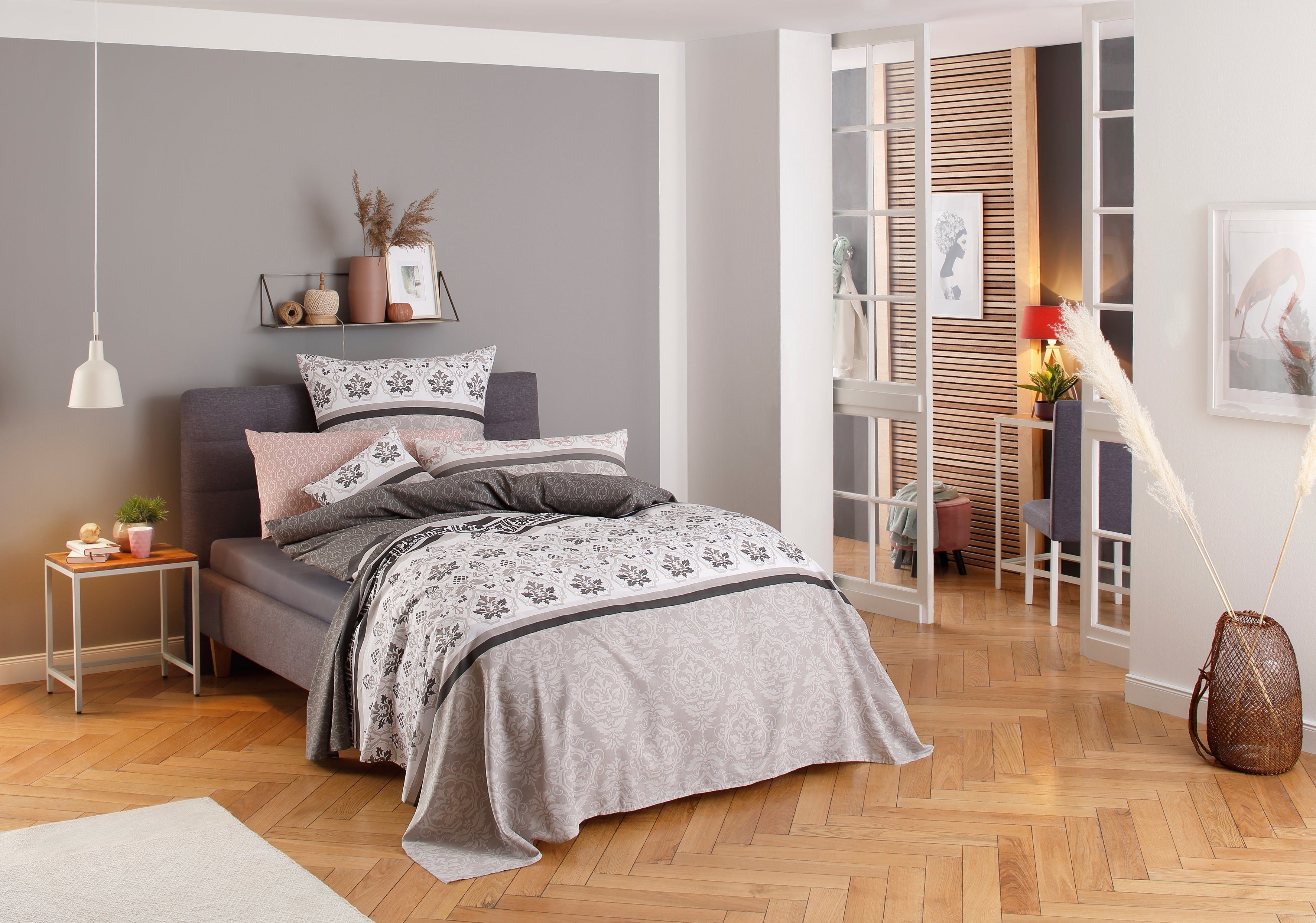 OTTO home Kissenbezüge Cremona, (2 Stück), floraler Kissenbezug, geeignet für Kinder, OEKO-TEX® zertifiziert – Bild 4 von 5