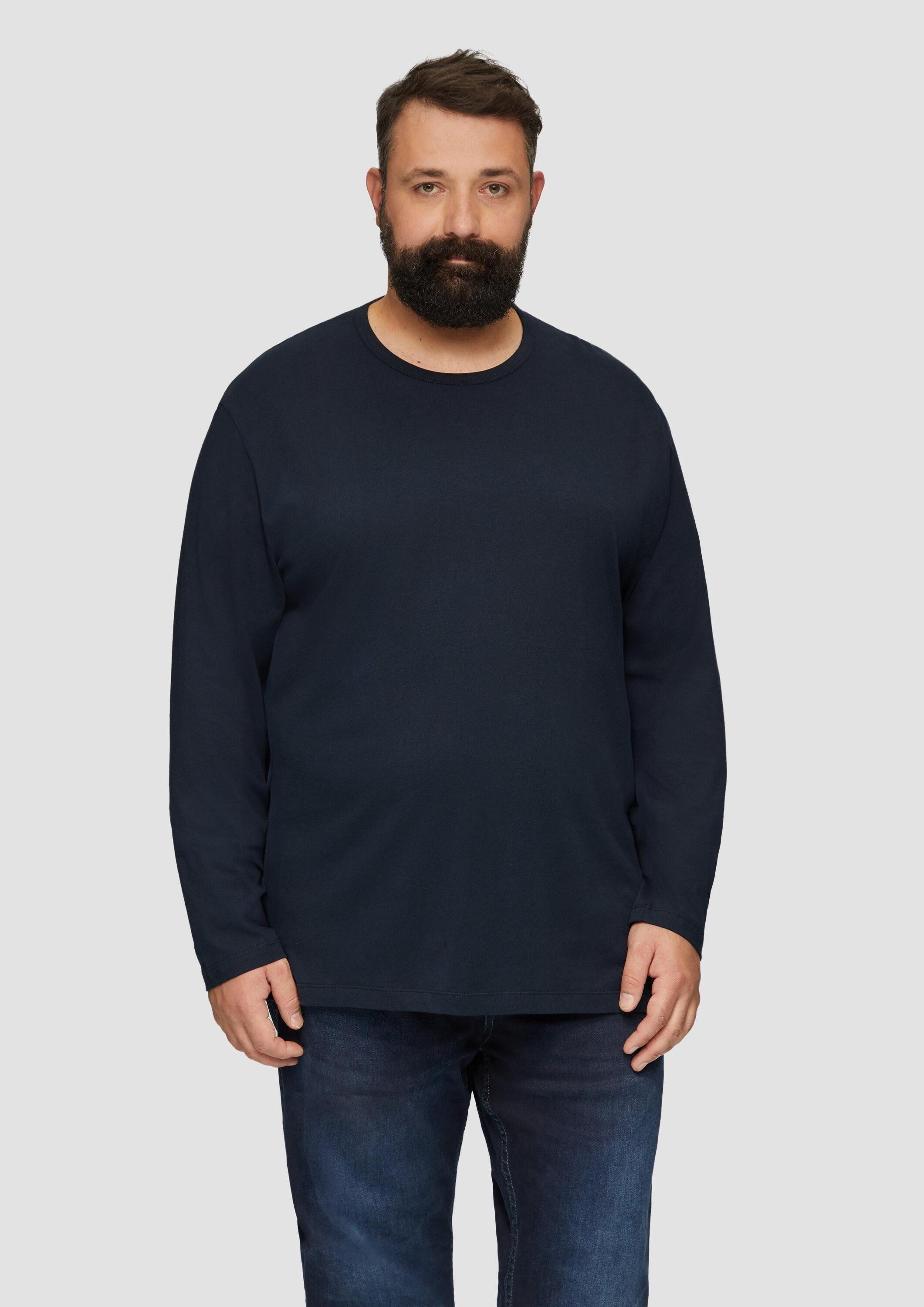 s.Oliver Langarmshirt T-Shirt Softes Langarmshirt aus günstig online kaufen