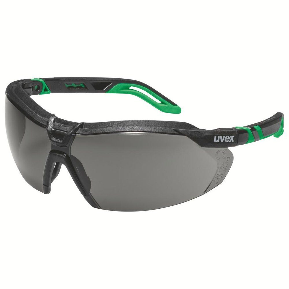 Arbeitsschutzbrille uvex i-5 9183043 Schutzbrille Schwarz, Grün