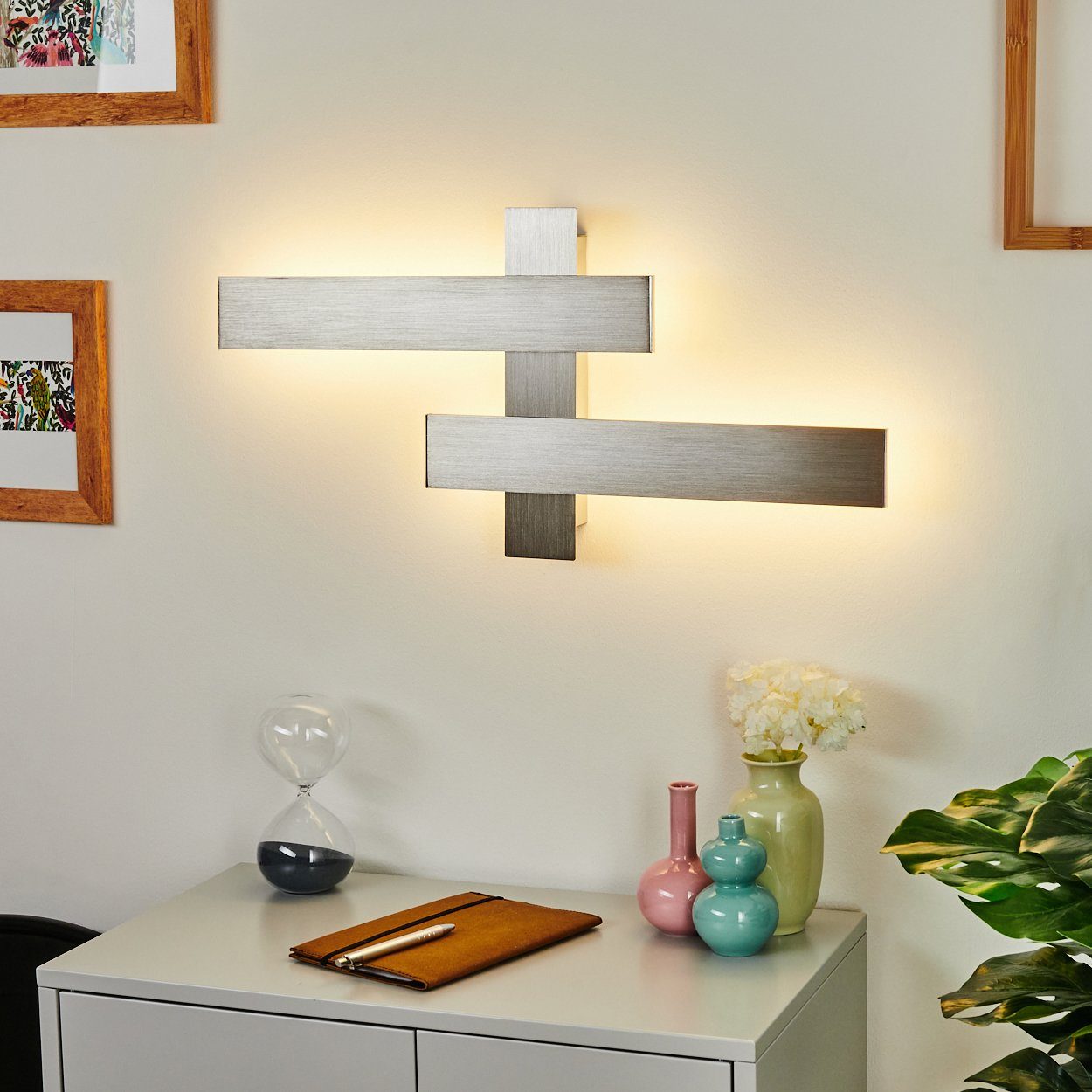 Zimmer hofstein Flur Wandleuchte Lampen dimmbar Strahler Wohn Moderne Lichteffekt Wand LED