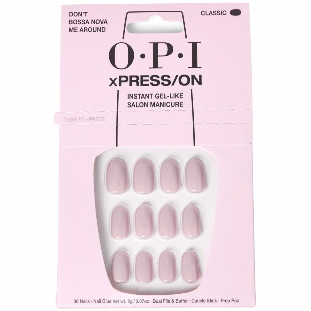 OPI Nagellack xPRESS/ON Artificial Nails, Nagellack Ton #Don't Bossa Nova Me Around