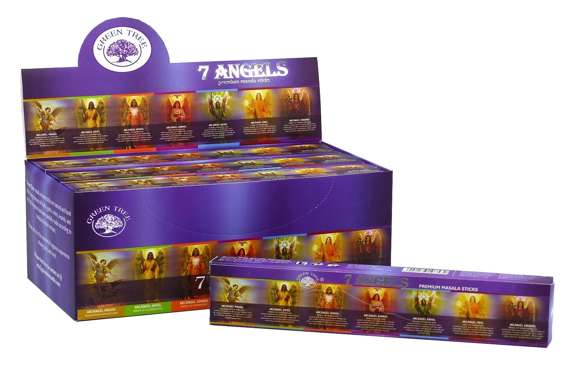 Green Tree Räucherstäbchen Green Tree Incense "7 Angels" 15gr.