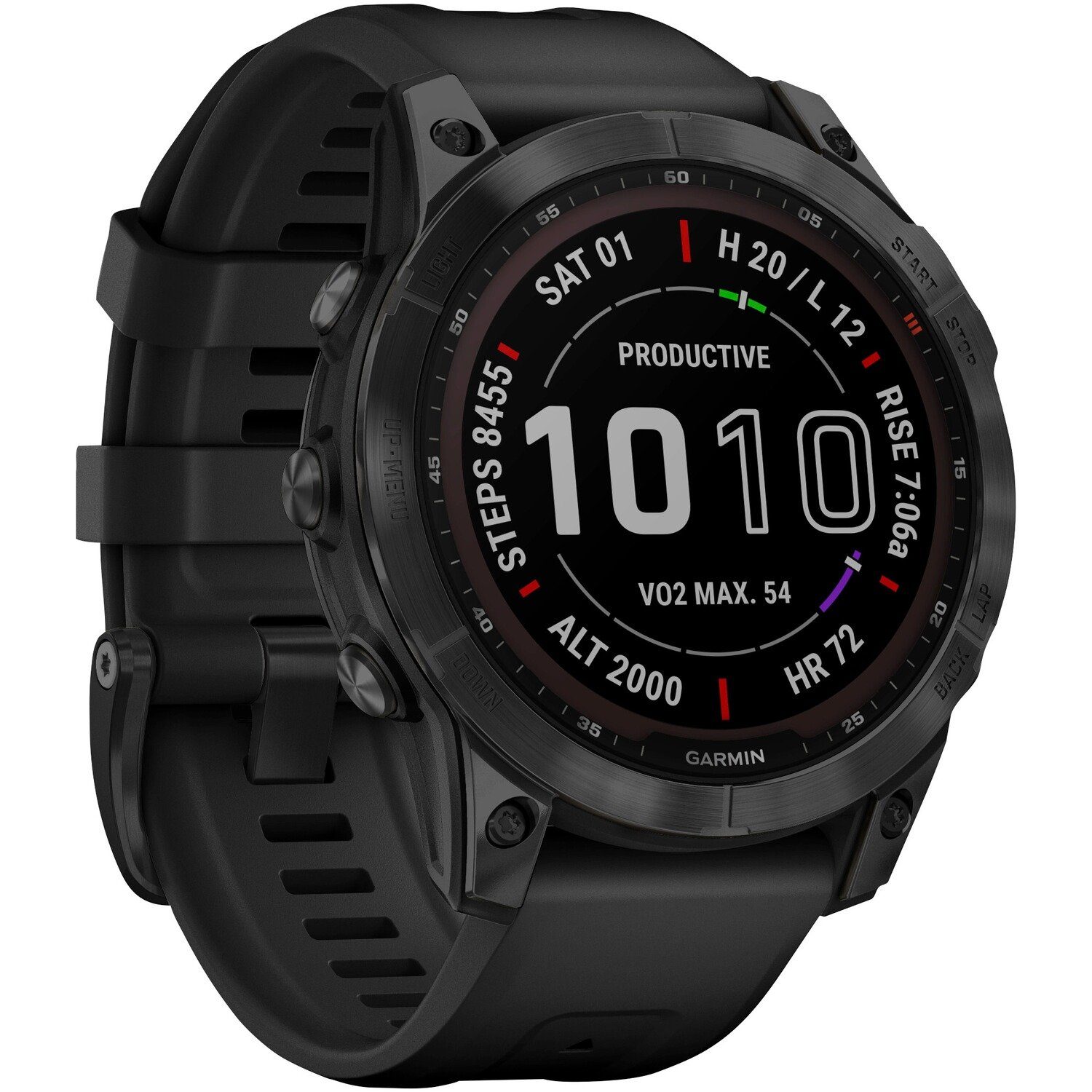 Garmin Armbanduhr Fenix 7 Sapphire Solar Smartwatch