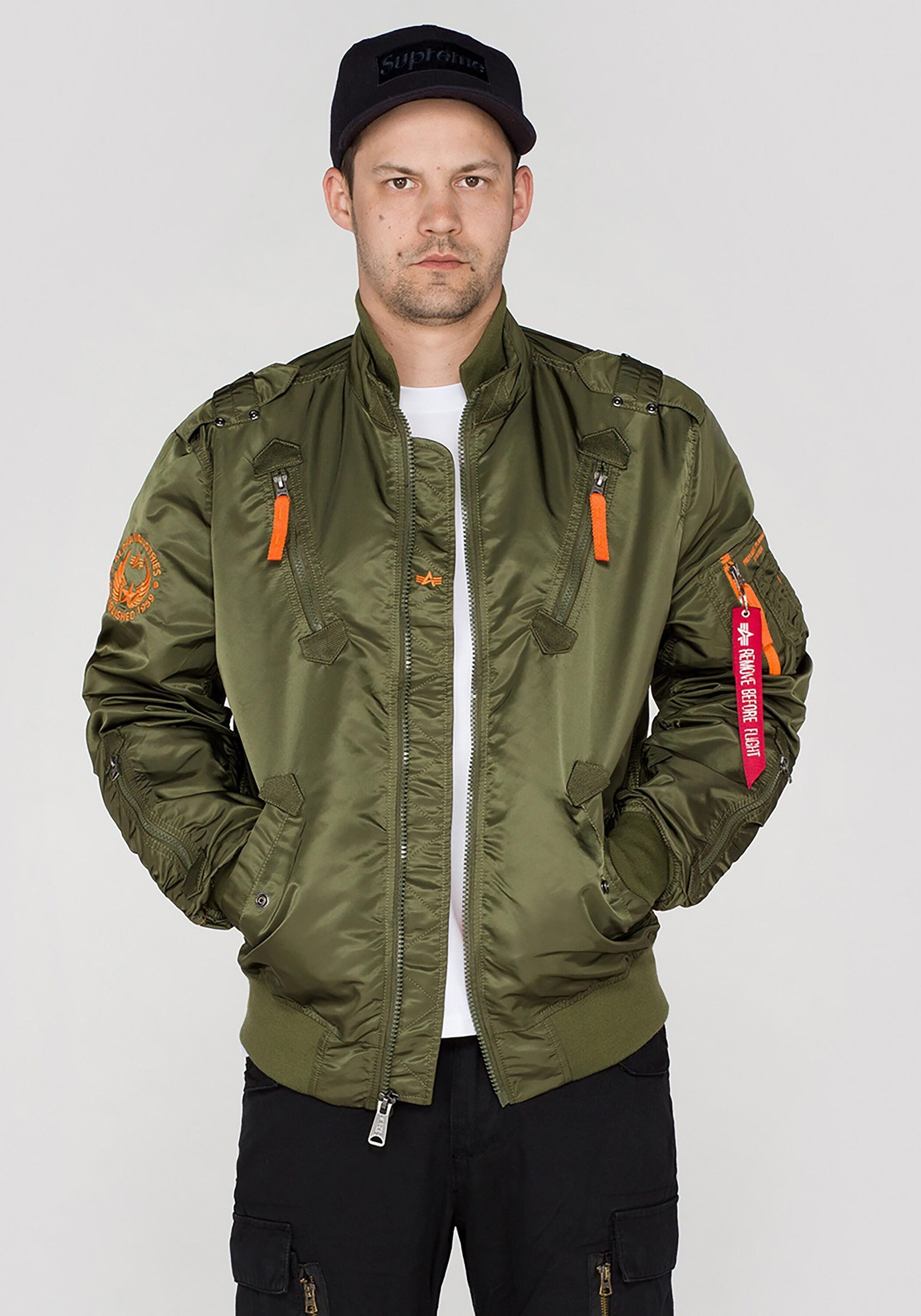 Preisangebot Alpha Industries Jackets II dark - Men Flight Bomber Alpha & green Industries Falcon Bomberjacke