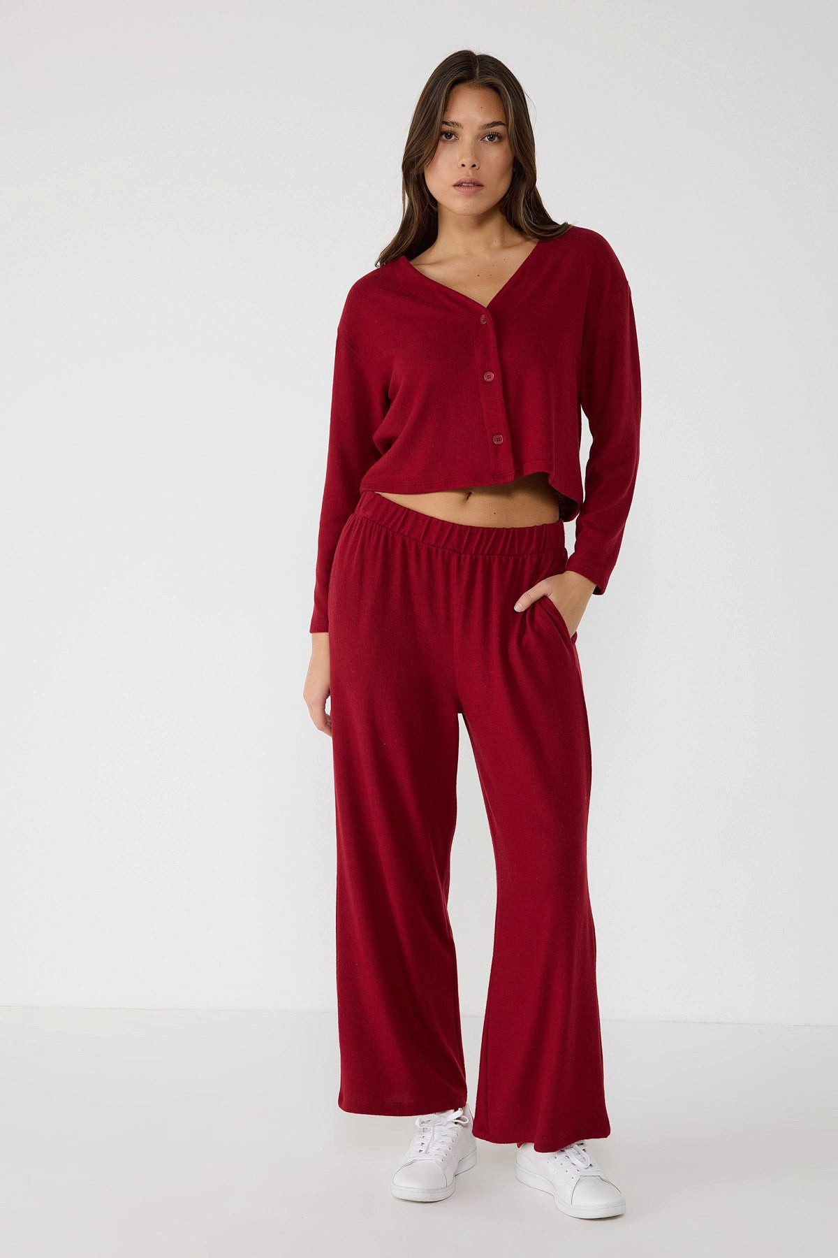 No Matter What Sweatponcho Hose mit elastischem Bund und Taschen günstig online kaufen