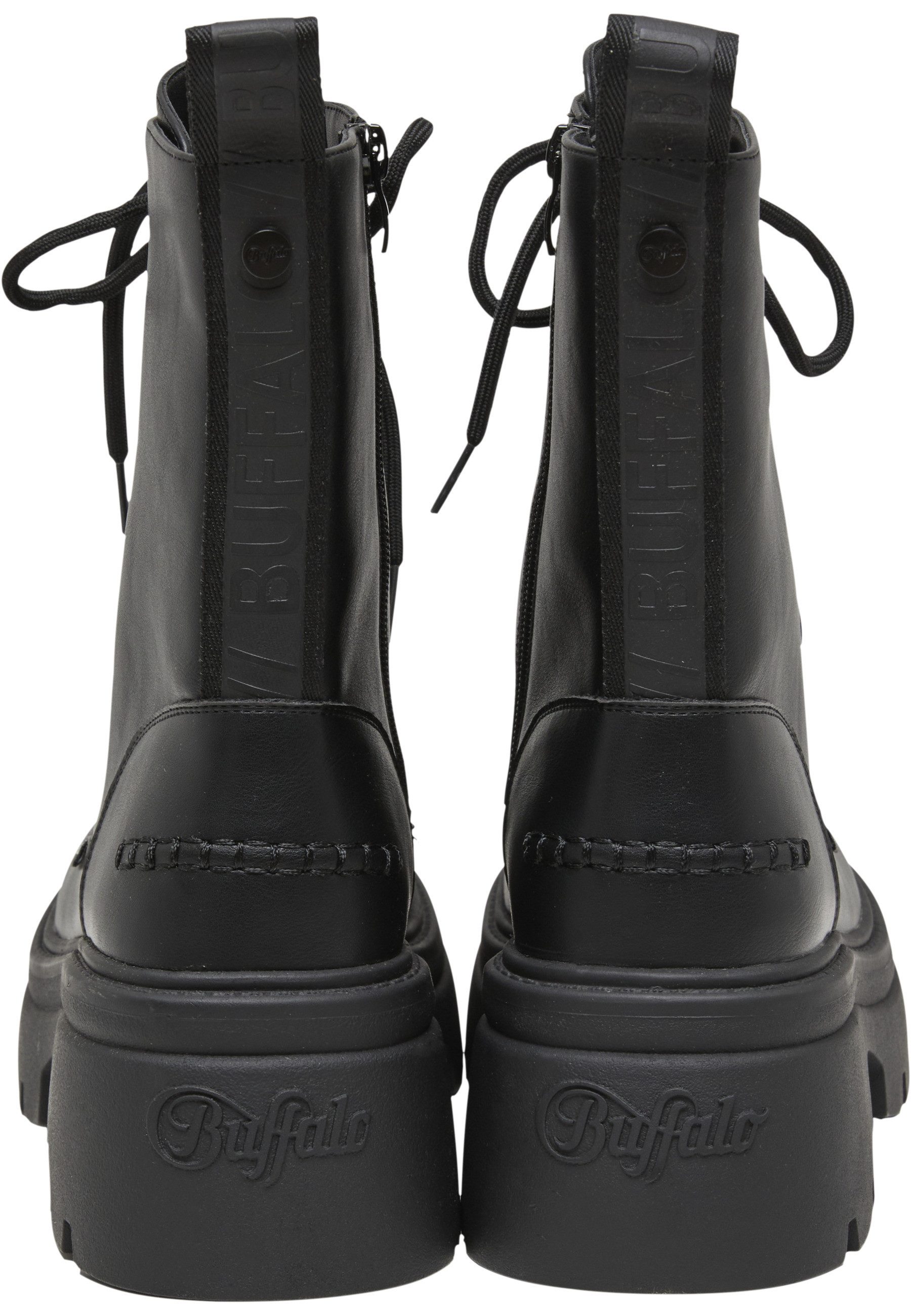 Buffalo Buffalo ZAVEN LACE UP MID - VEGAN NAPPA Stiefel