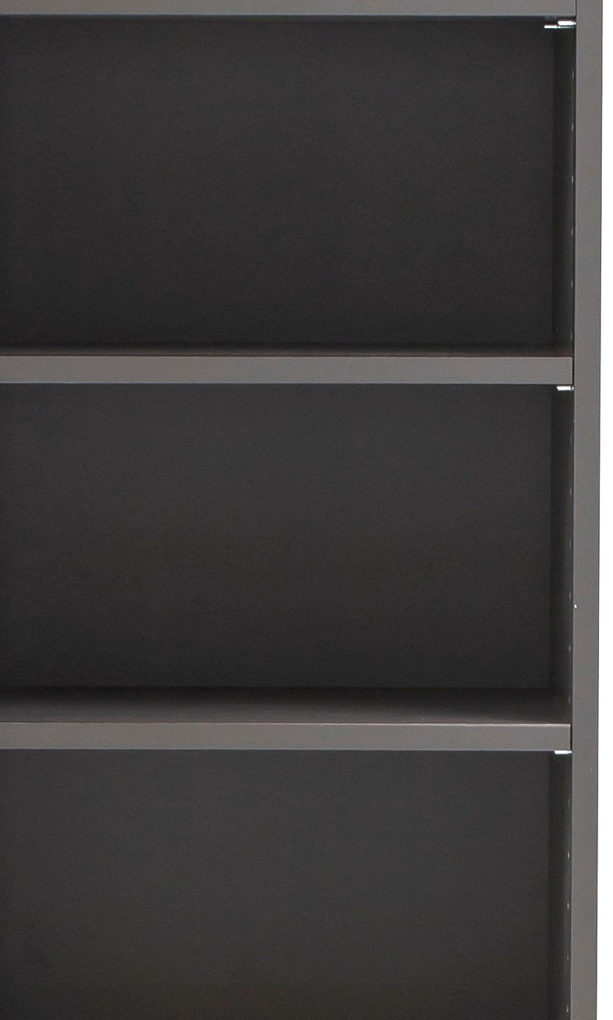 HELD MÖBEL Seitenschrank mit Schubkasten Kaunas 40 cm Grau/Grau breit, matt | Grau