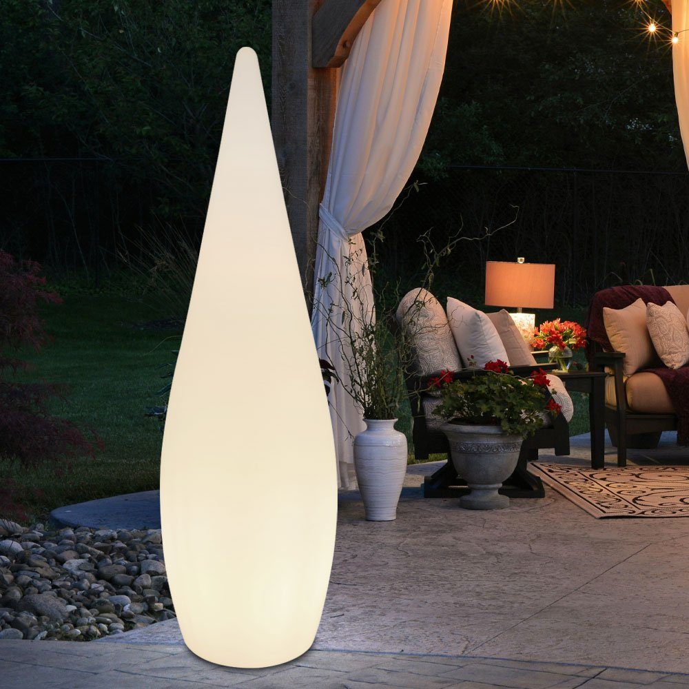 etc-shop LED Gartenleuchte, mit Standleuchte Gartenlampe Außen Terrassenlampe Stehleuchte inklusive, Erdspitz nicht Leuchtmittel