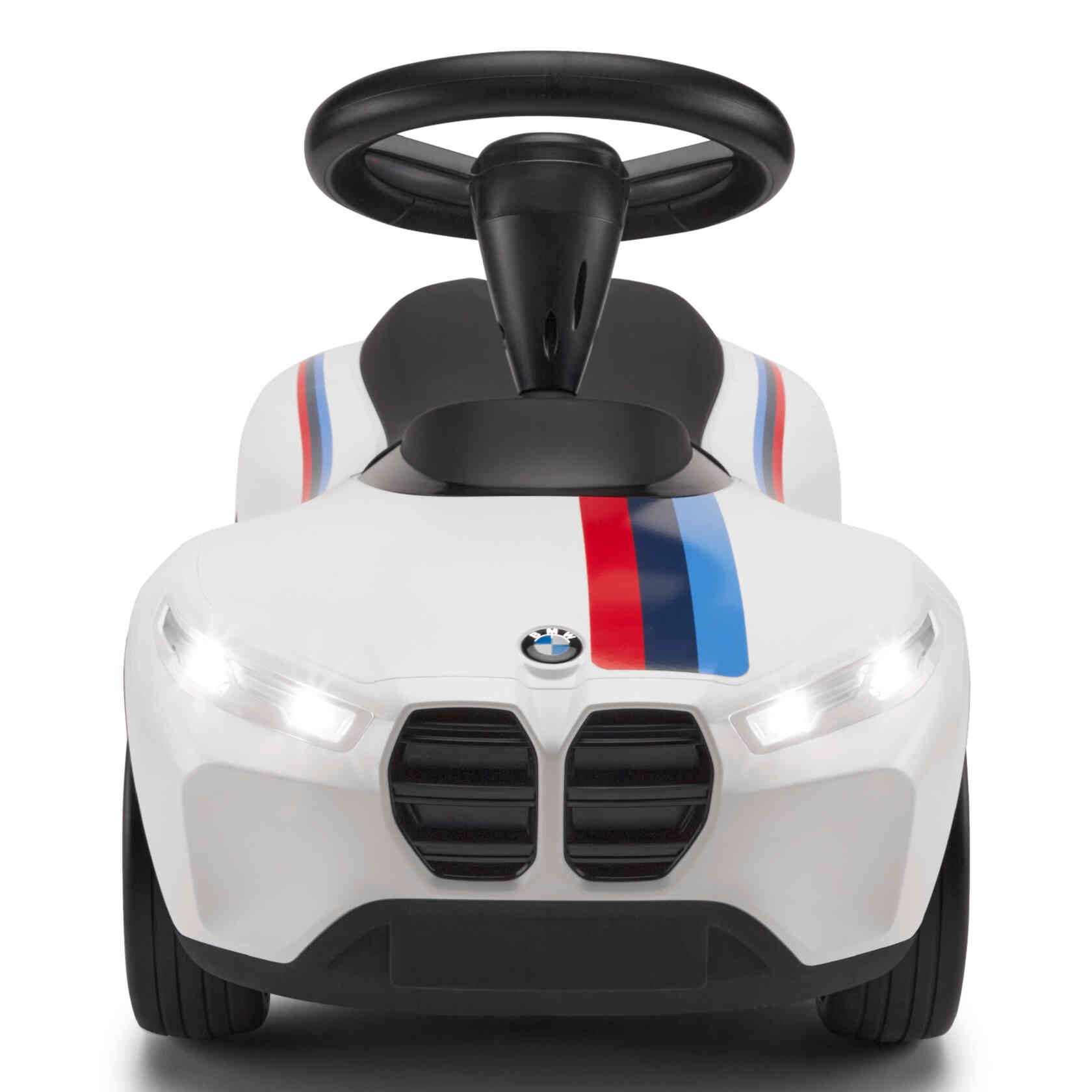 BMW Rutscherauto BMW Baby Racer IV Motorsport Kinderauto mit Licht & Hupe, Weiß, (1-tlg)