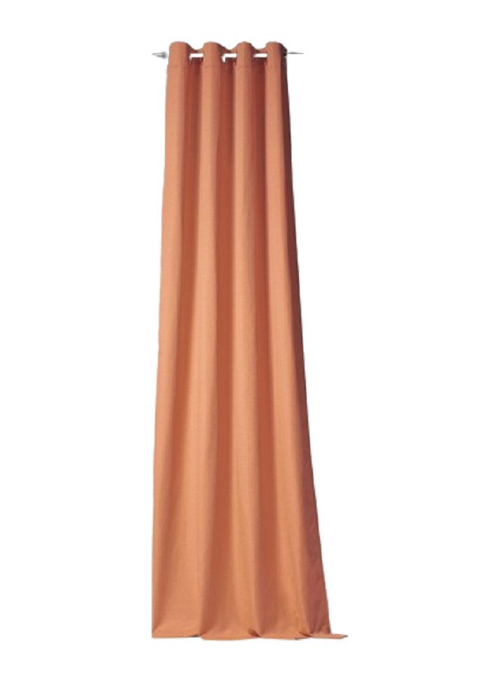 Clever-Kauf-24 Gardine Ösenschal Titan, BxH 135x245cm, günstig online kaufen