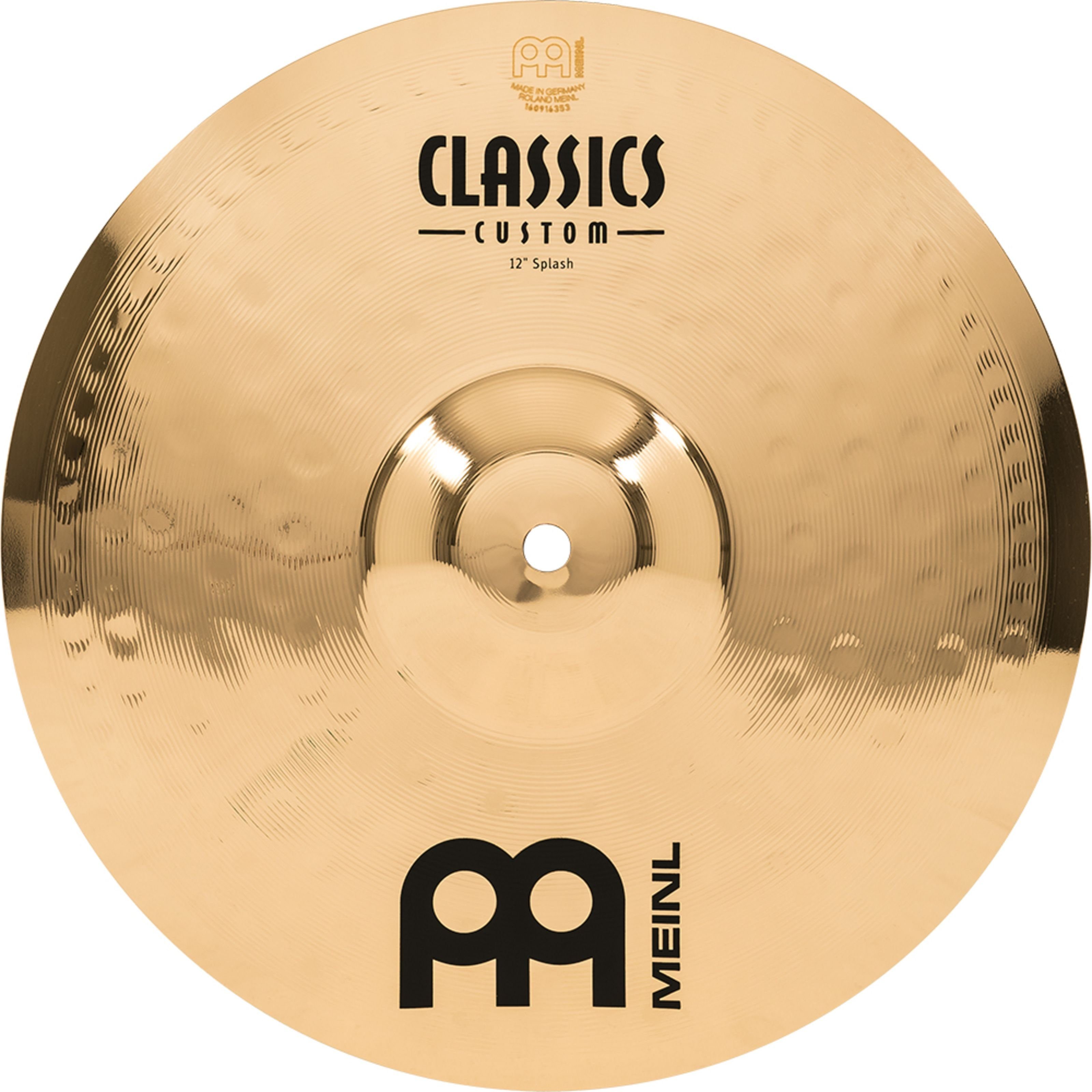 Meinl Percussion Becken,Classics Custom Splash 12" CC12S-B, Cymbals, Splash Becken, Classics Custom Splash 12", CC12S-B - Splash-Becken