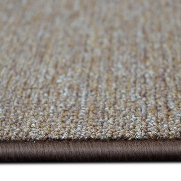 Teppich Athen, 11 verschiedene Farbtöne, ideal im Wohn & Schlafzimmer, Karat, Rund, Höhe: 4 mm, 100% Polypropylen, rutschfest
