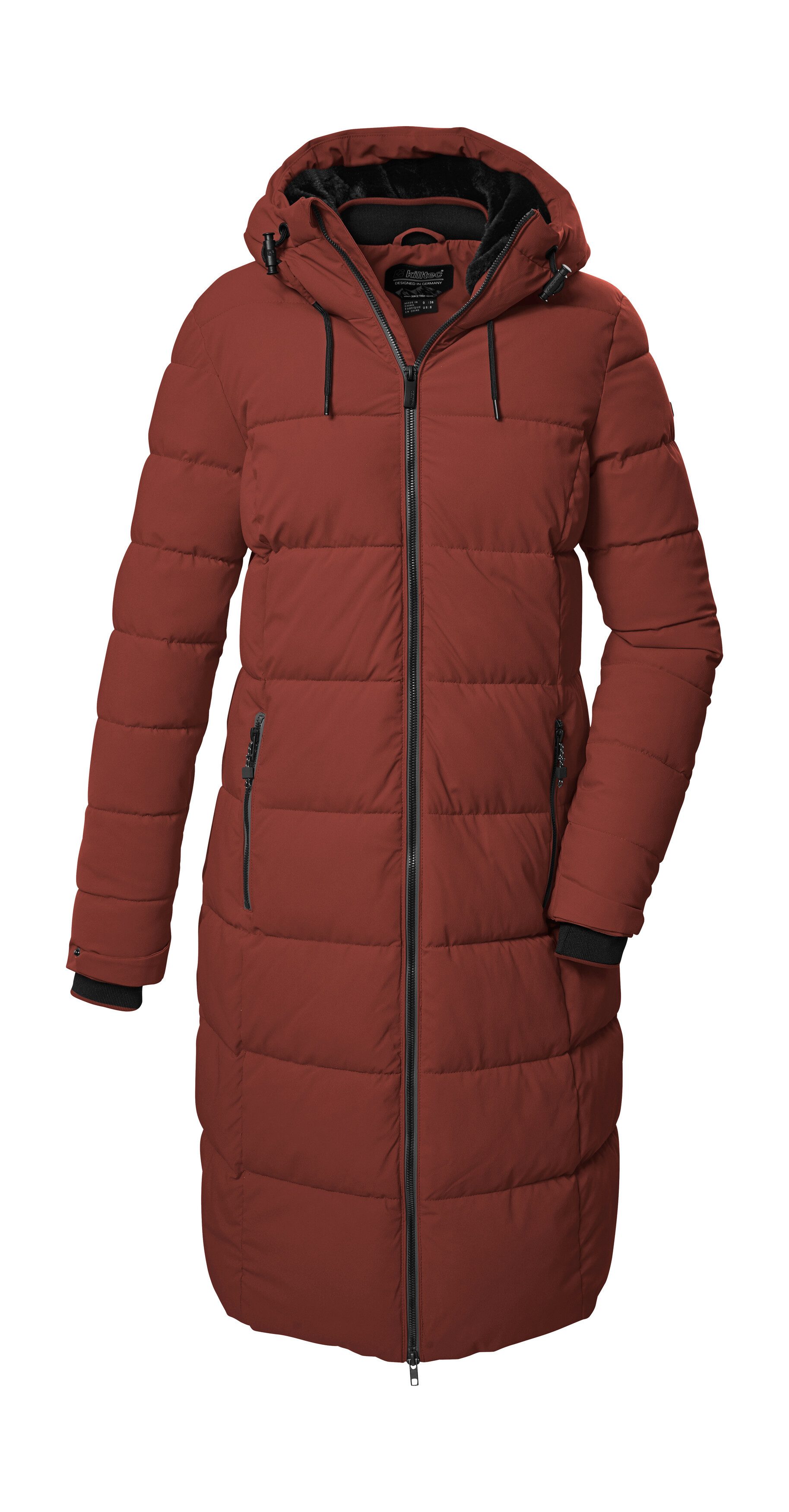 Killtec Steppmantel KOW 56 WMN QLTD CT Winddichter, wasserabweisender Wintermantel mit regulierbarer Kapuze