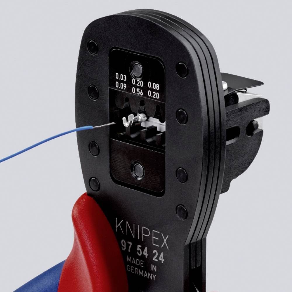 Knipex Miniaturstecker für Crimpzange Parallel-Crimpung Crimpzange