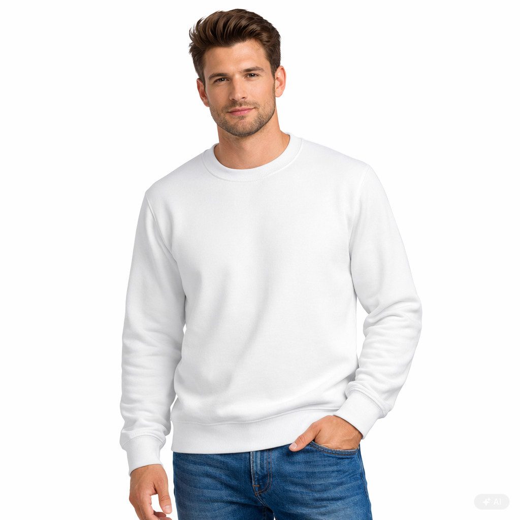 PAYPER Sweatshirt V-Ziernaht am Ausschnitt