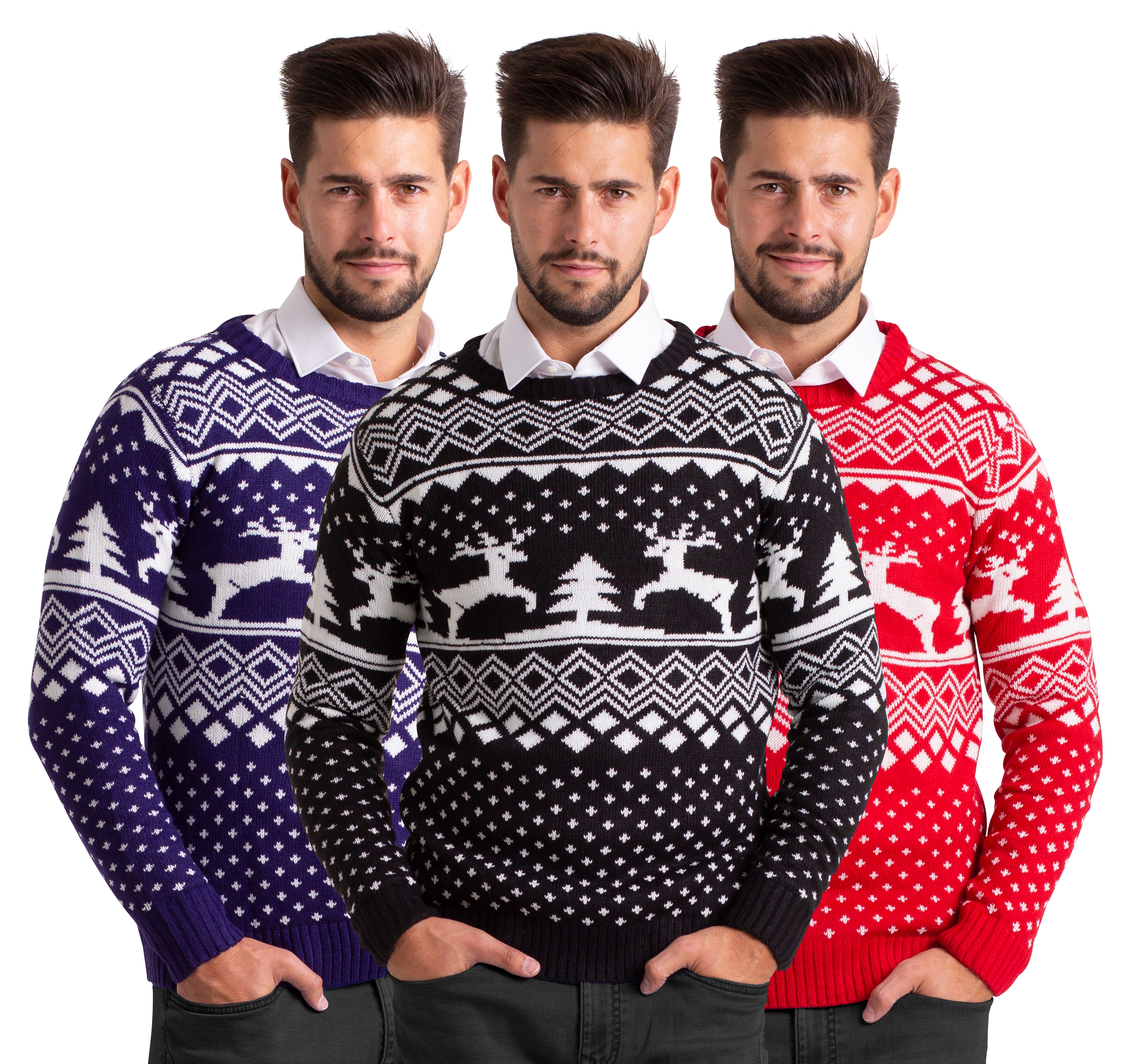 Herren Weihnachtspullover Mit Zopfmuster | Ernsting's Family