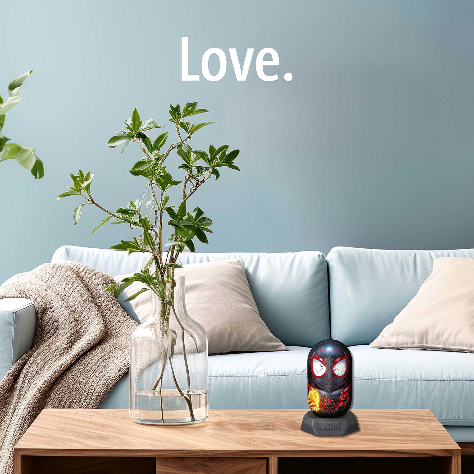 Ravensburger 3D-Puzzle 54 Teile 3D Puzzle Hylkies Spiderman Morales Sammelfigur 12008021, Puzzleteile