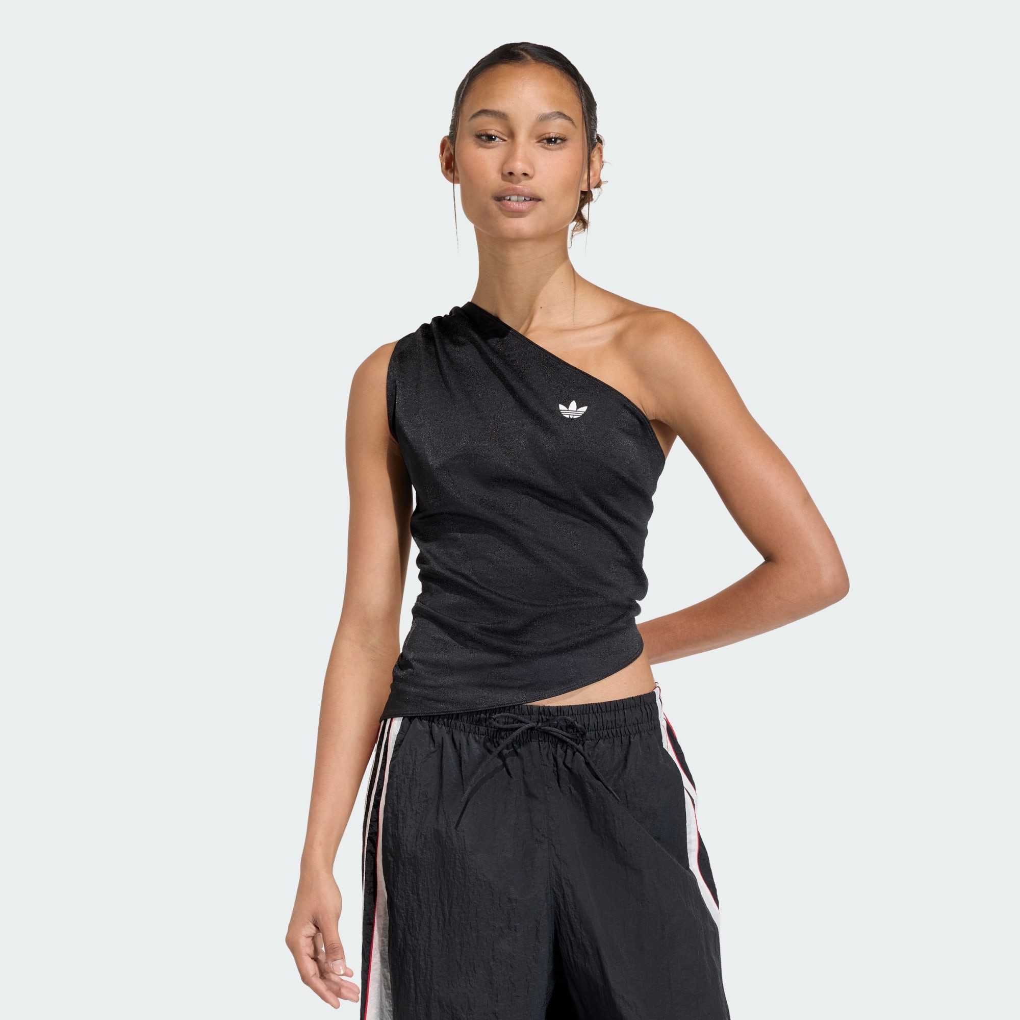 adidas Originals One-Shoulder-Top GERÜSCHTES ONE SHOULDER TOP (1-tlg)