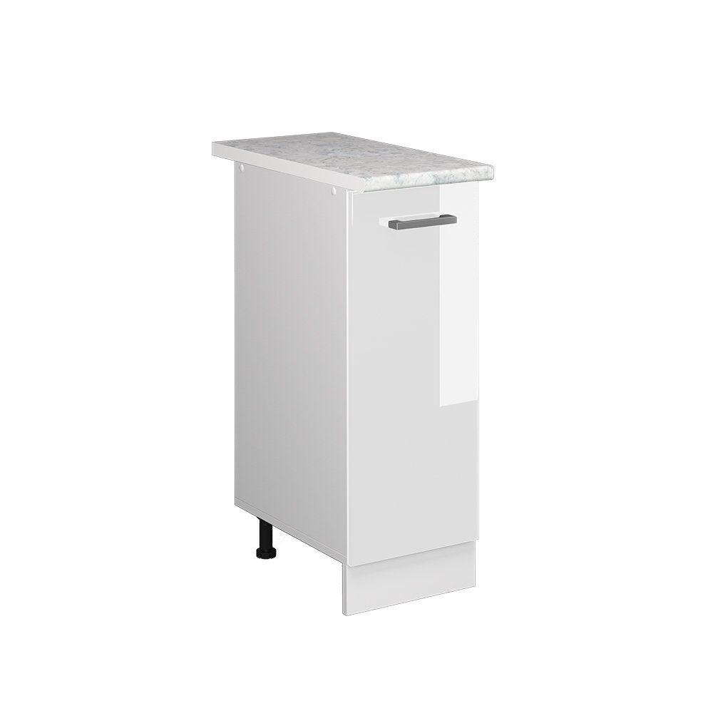 Vicco Apothekerschrank R-Line, Weiß Hochglanz/Weiß, 30 günstig online kaufen