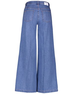 GERRY WEBER Stretch-Jeans Jeans MIRJA WIDE LEG aus Baumwoll-Leinen