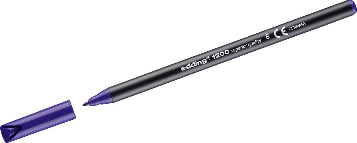 edding Tintenfeinschreiber Fasermaler edding 1200 colourpen 1mm violett