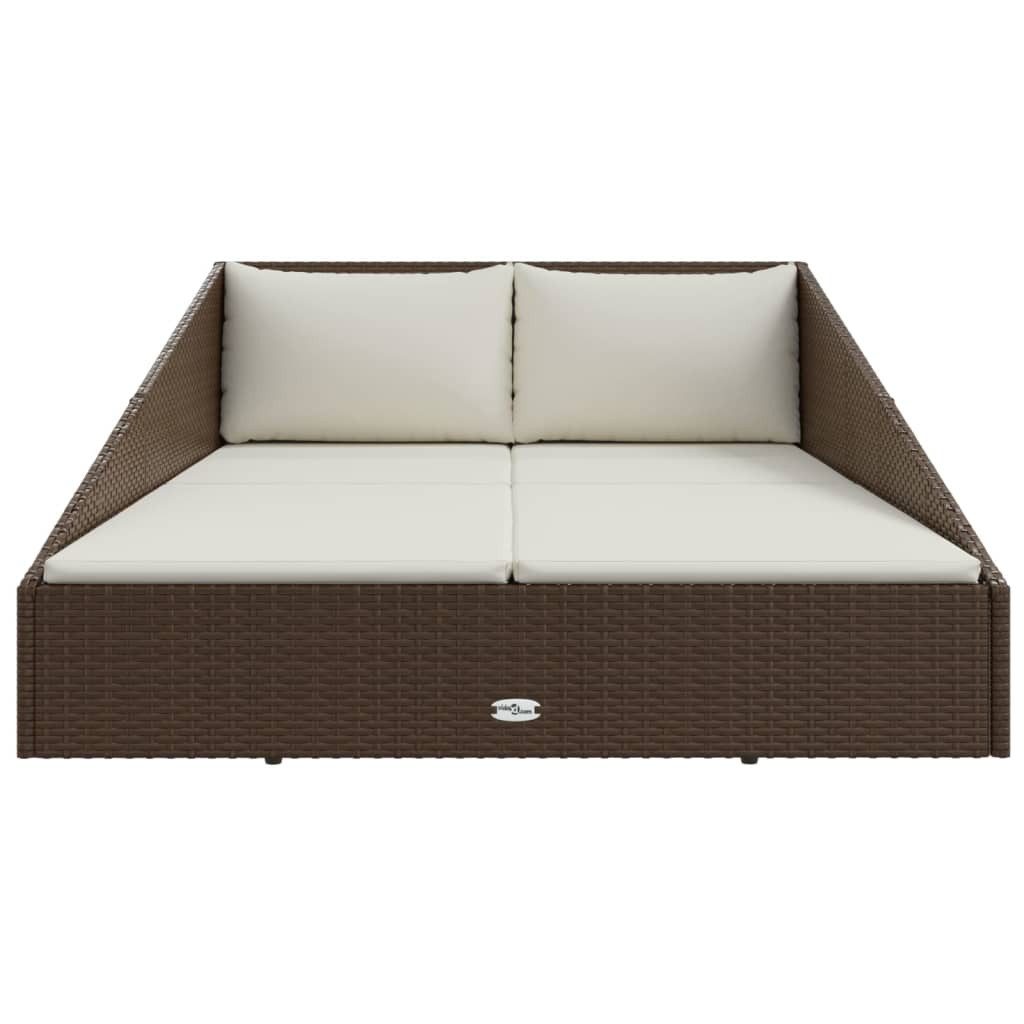 vidaXL Gartenliege Gartenbett Braun 110x200 cm günstig online kaufen