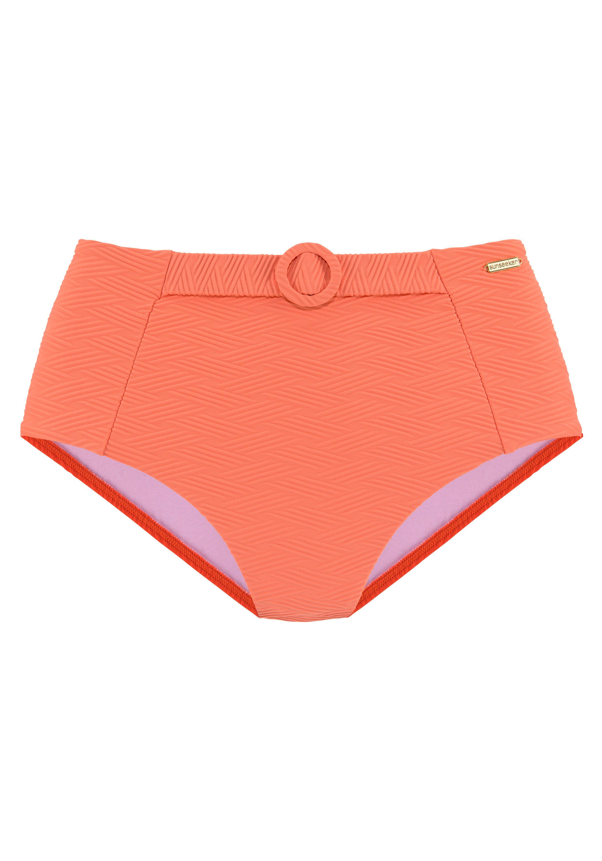 Sunseeker Highwaist-Bikini-Hose Loretta mit Ziergürtel günstig online kaufen