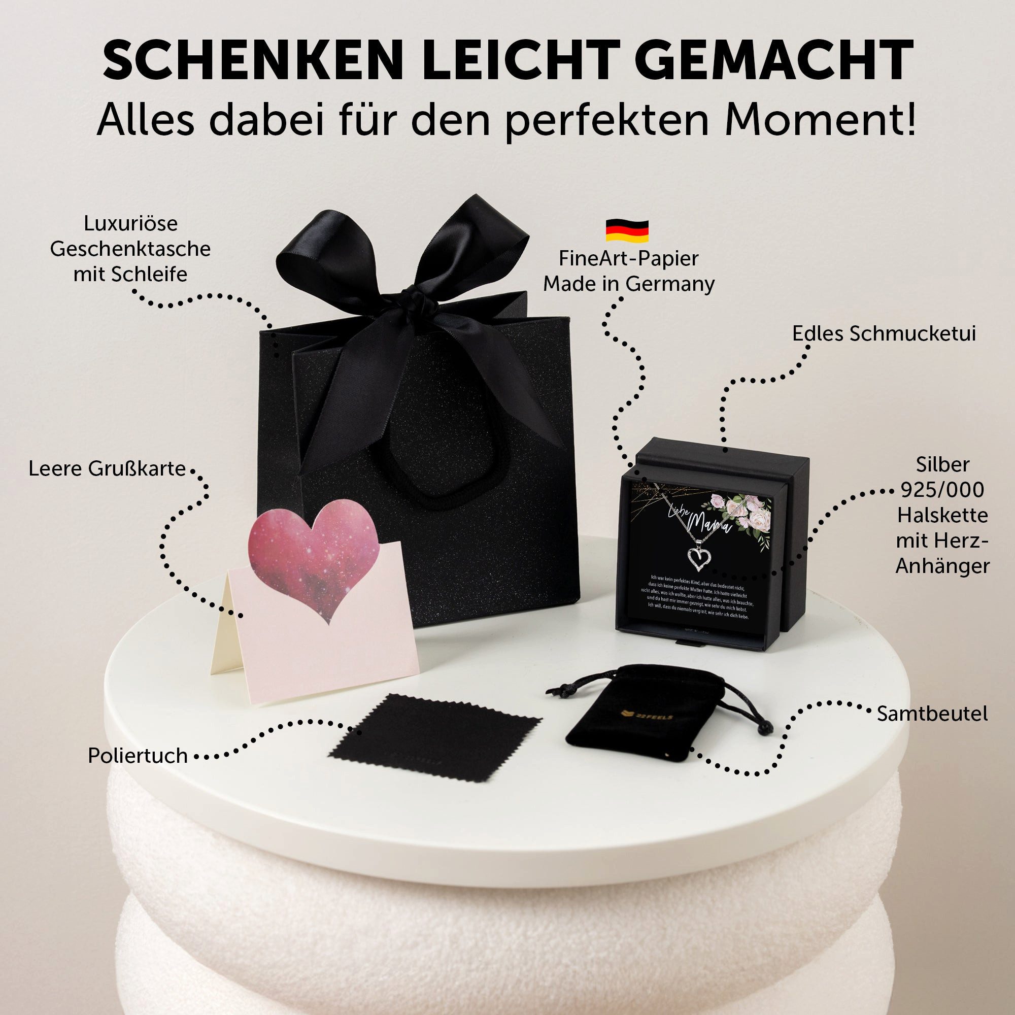 22Feels Schmuckset Liebe Mama Geschenk Muttertag günstig online kaufen
