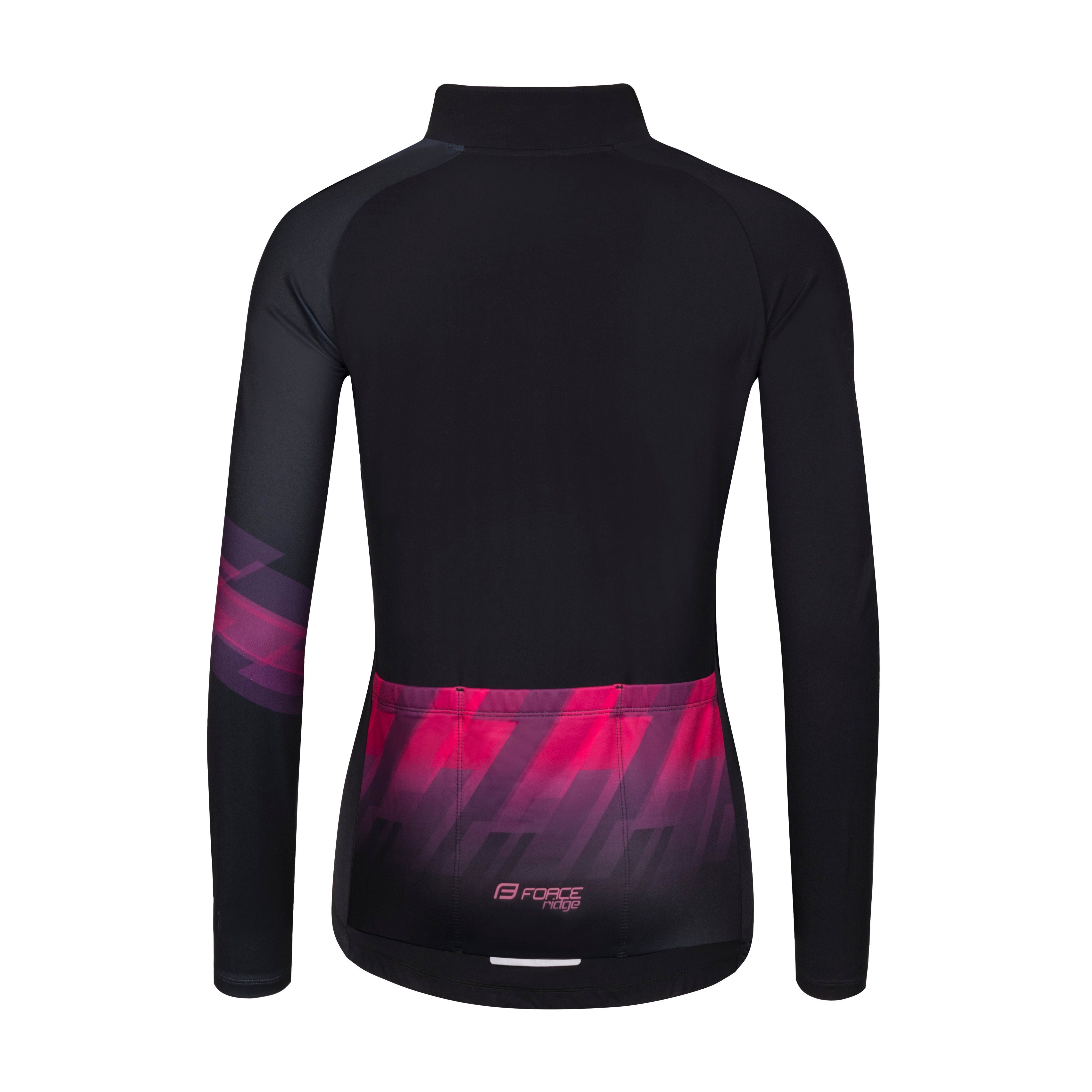 FORCE Radtrikot Jersey Force RIDGE LADY Langjacke schwarz pink +5 °C bis +1 günstig online kaufen