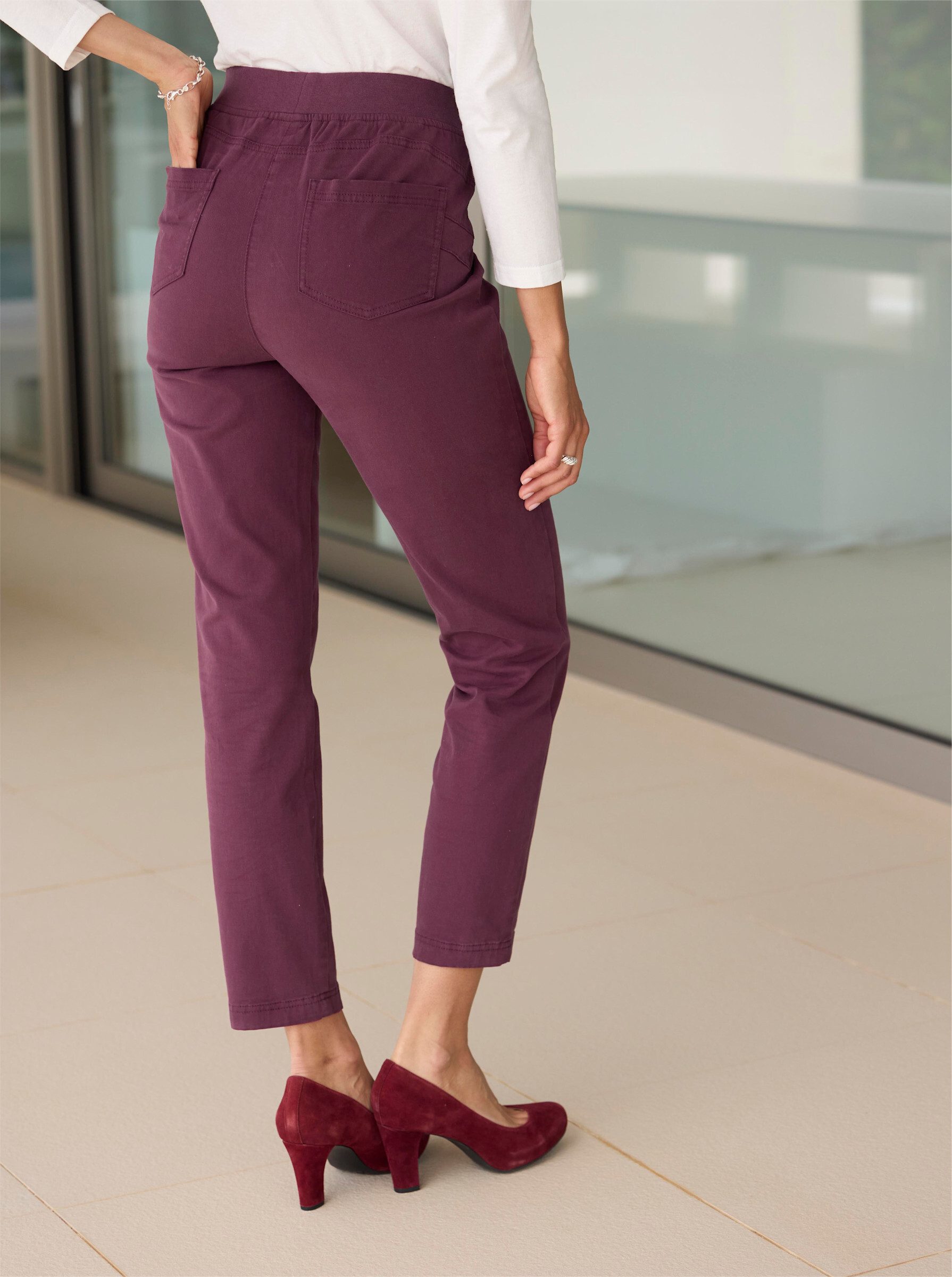 Bequeme Jeans Push-up-Jeans komfortabel