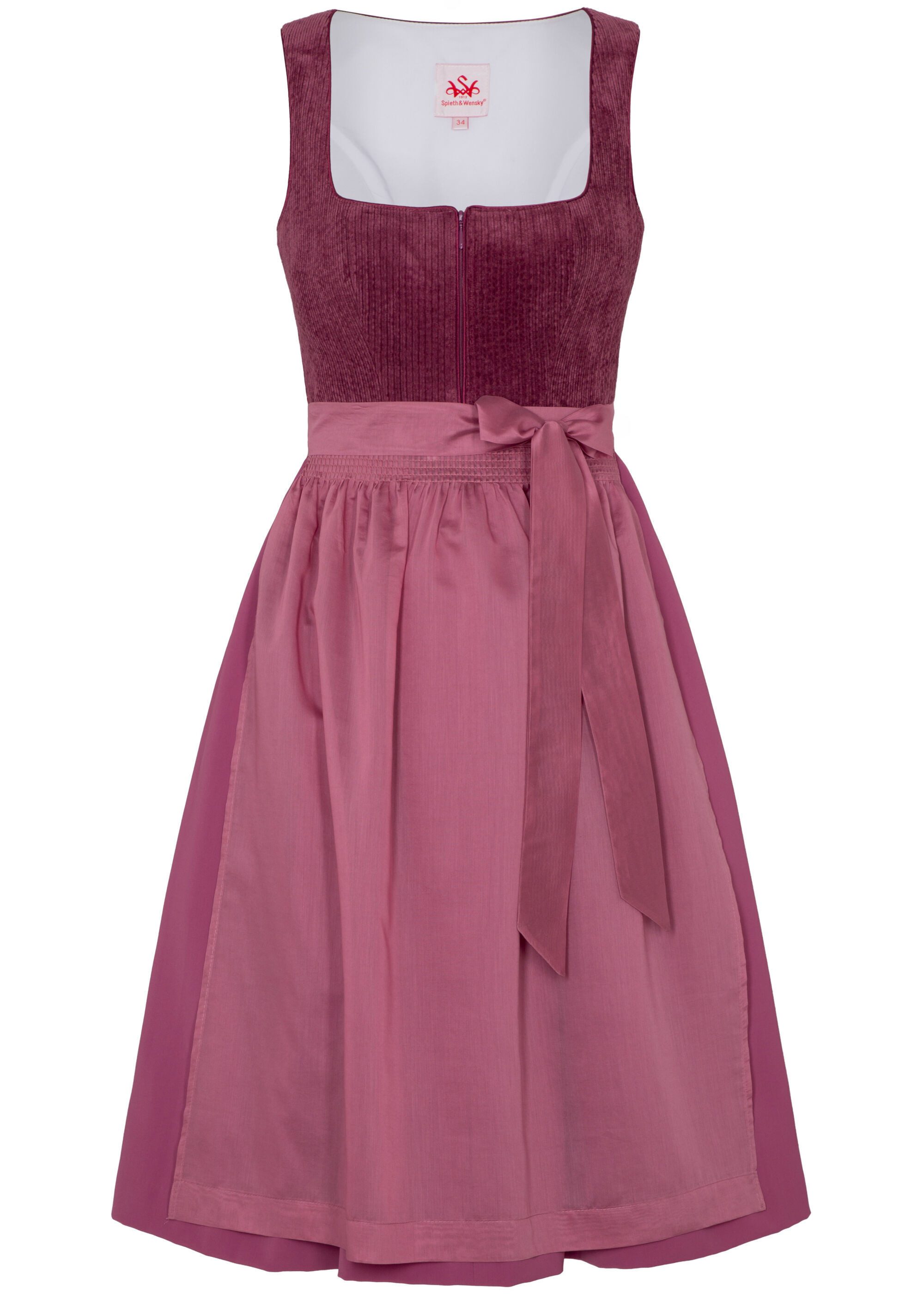 Spieth & Wensky Dirndl Dirndl "Dasing" (1-tlg) aus feinem Cord günstig online kaufen
