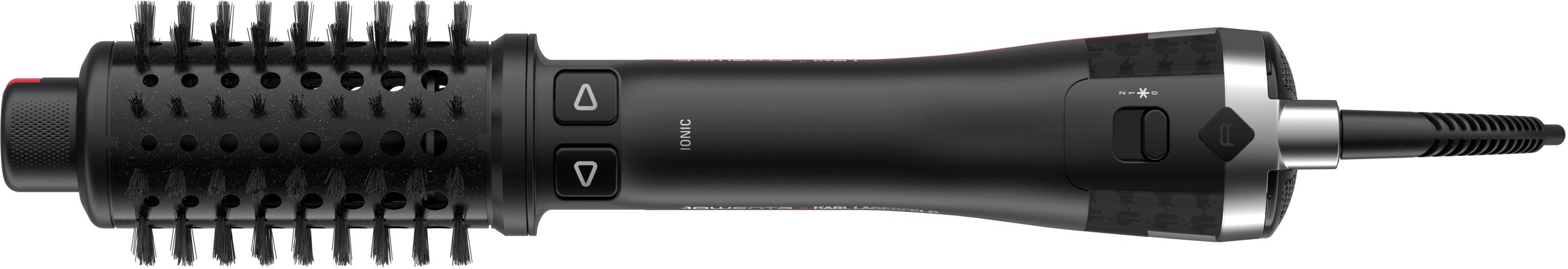 Rowenta Warmluftbürste Rowenta x Karl Lagerfeld CF961L K/Pro Stylist, rotierend, zwei Bürsten, für alle Haartypen, trocknen & stylen