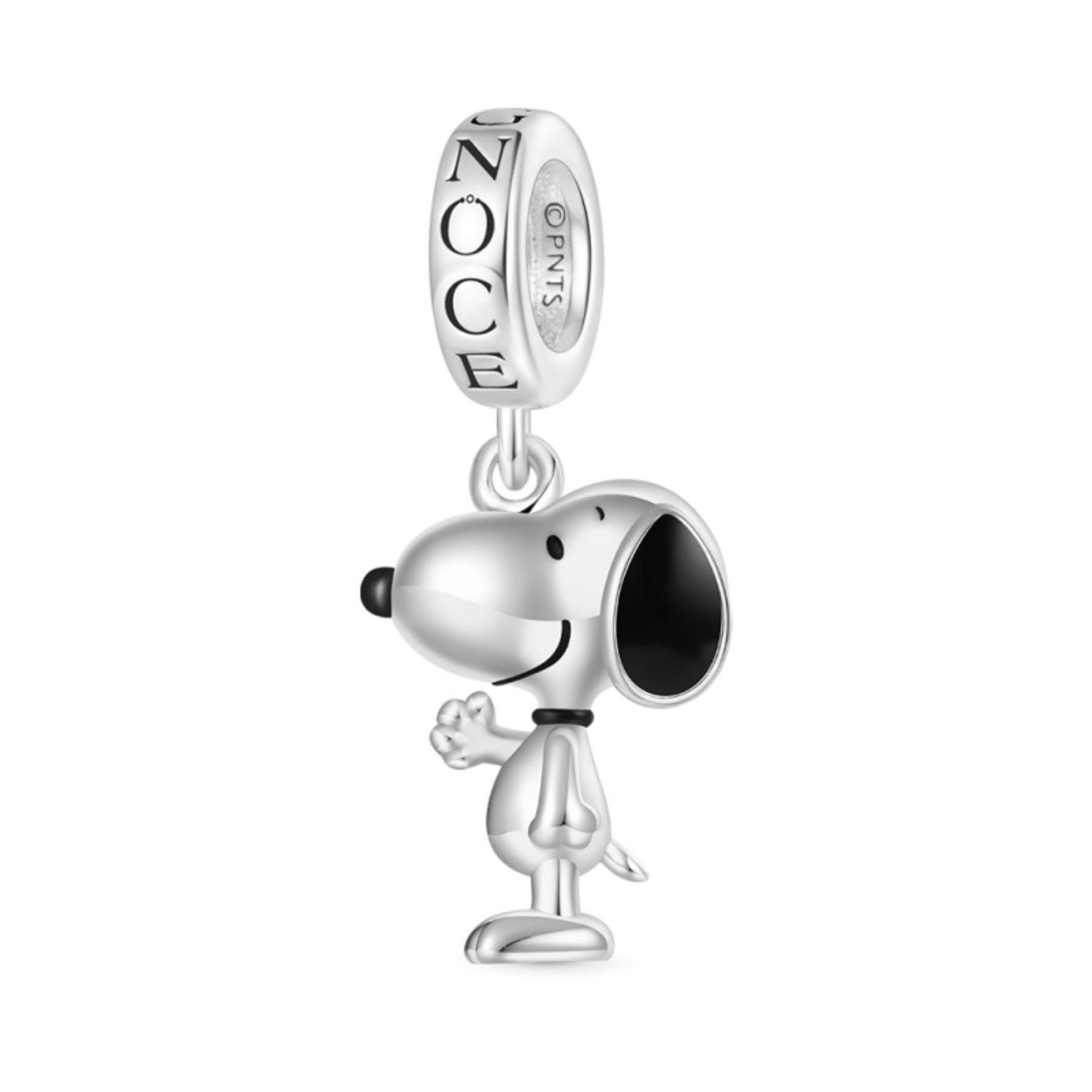 Gnoce Bead Gnoce Charm stehender Snoopy Silber IGC064