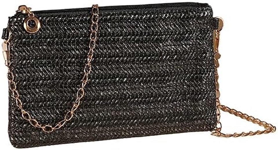 Coonoor Clutch Damen-Clutch aus Stroh, Bohemian-Stil, günstig online kaufen