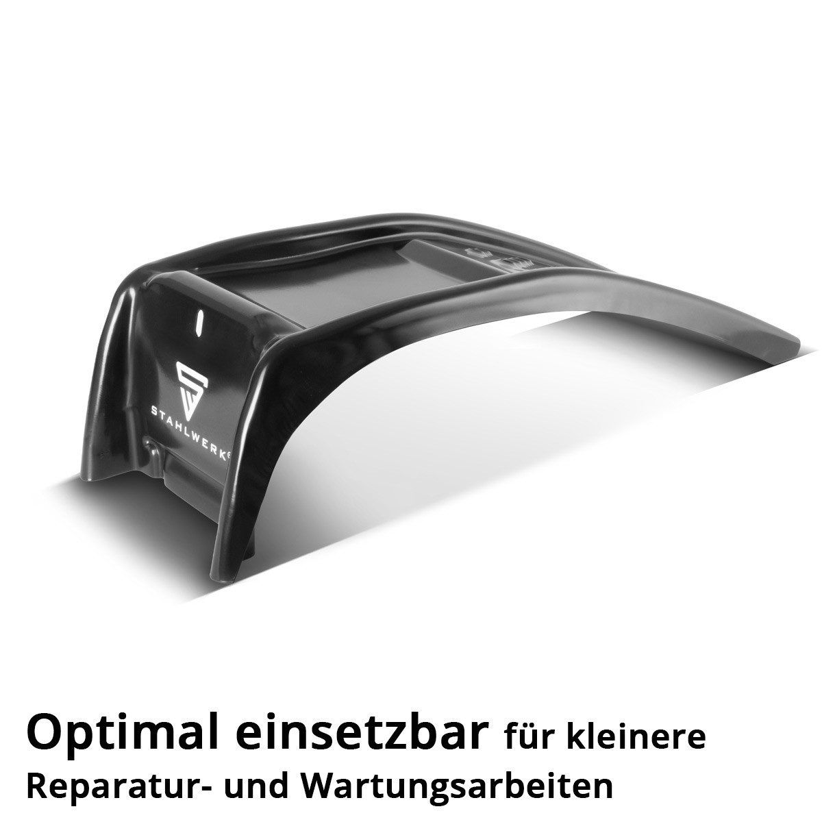 STAHLWERK Auffahrrampe 2er-Set aus Stahl 3,6 t 230 mm breit Auffahrschienen LKW PKW – Bild 3 von 5