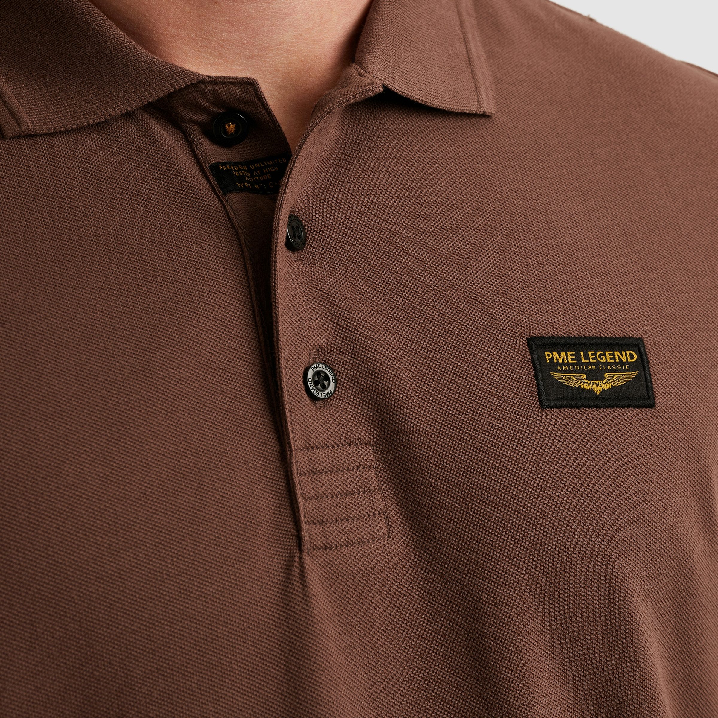 PME LEGEND Poloshirt mit Logostickerei