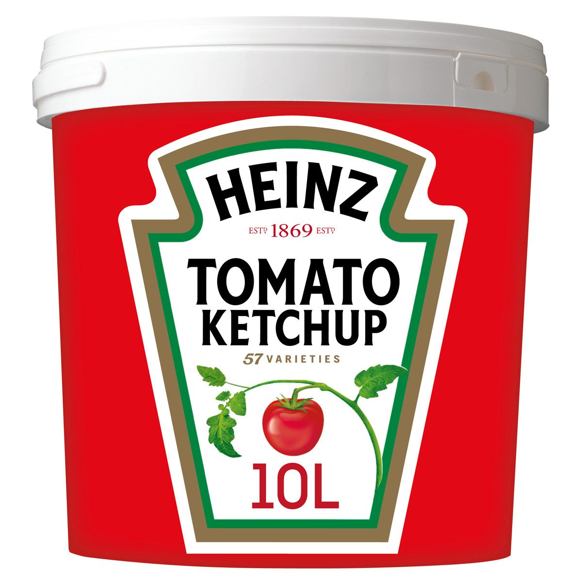 Heinz Saucen, Heinz Tomatenketchup süße dicke Tomatensauce im Eimer 10000ml