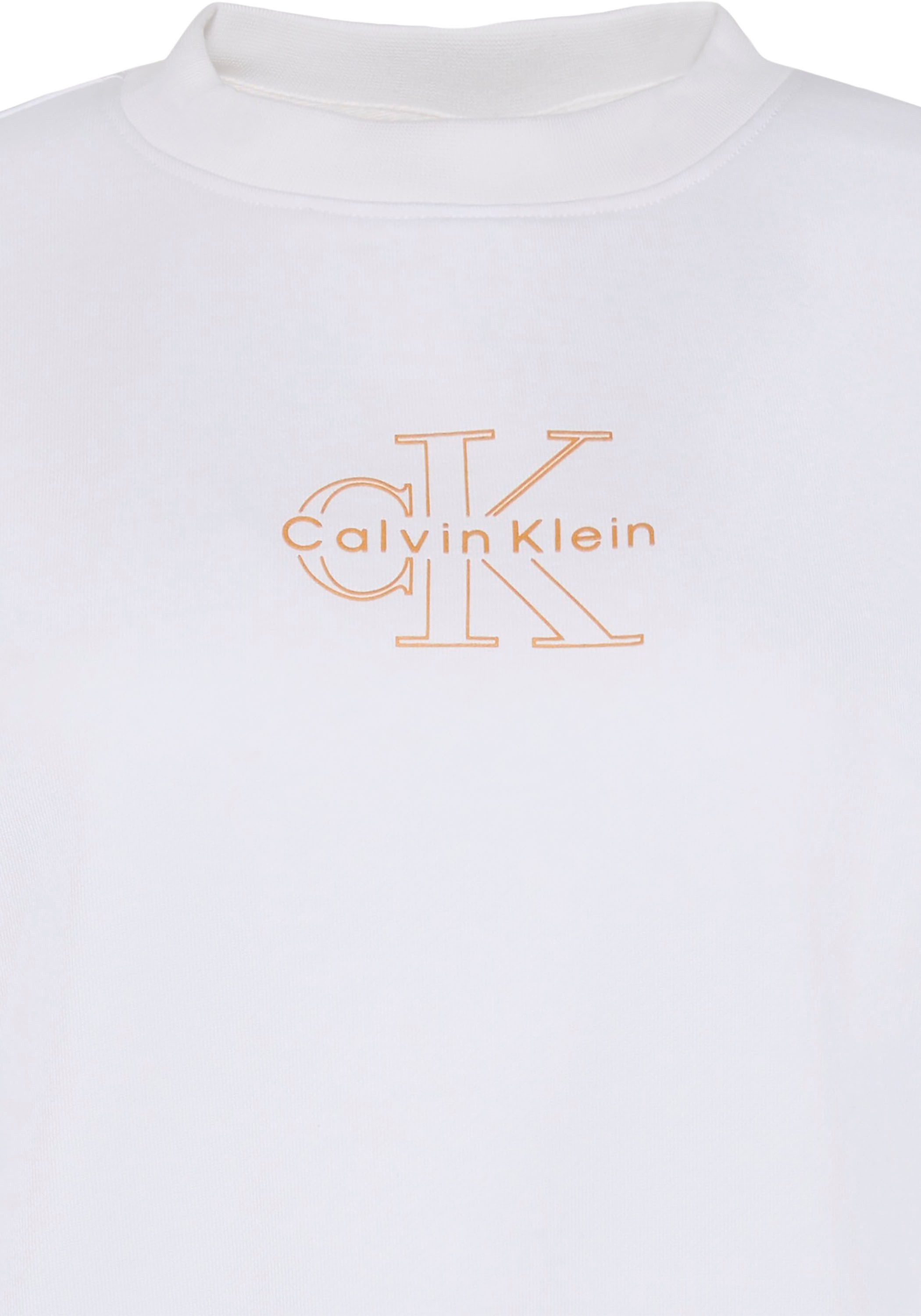 Calvin Klein Jeans Sweatshirt FOIL CREW SWEATSHIRT Regular fit mit Rundhalsausschnitt