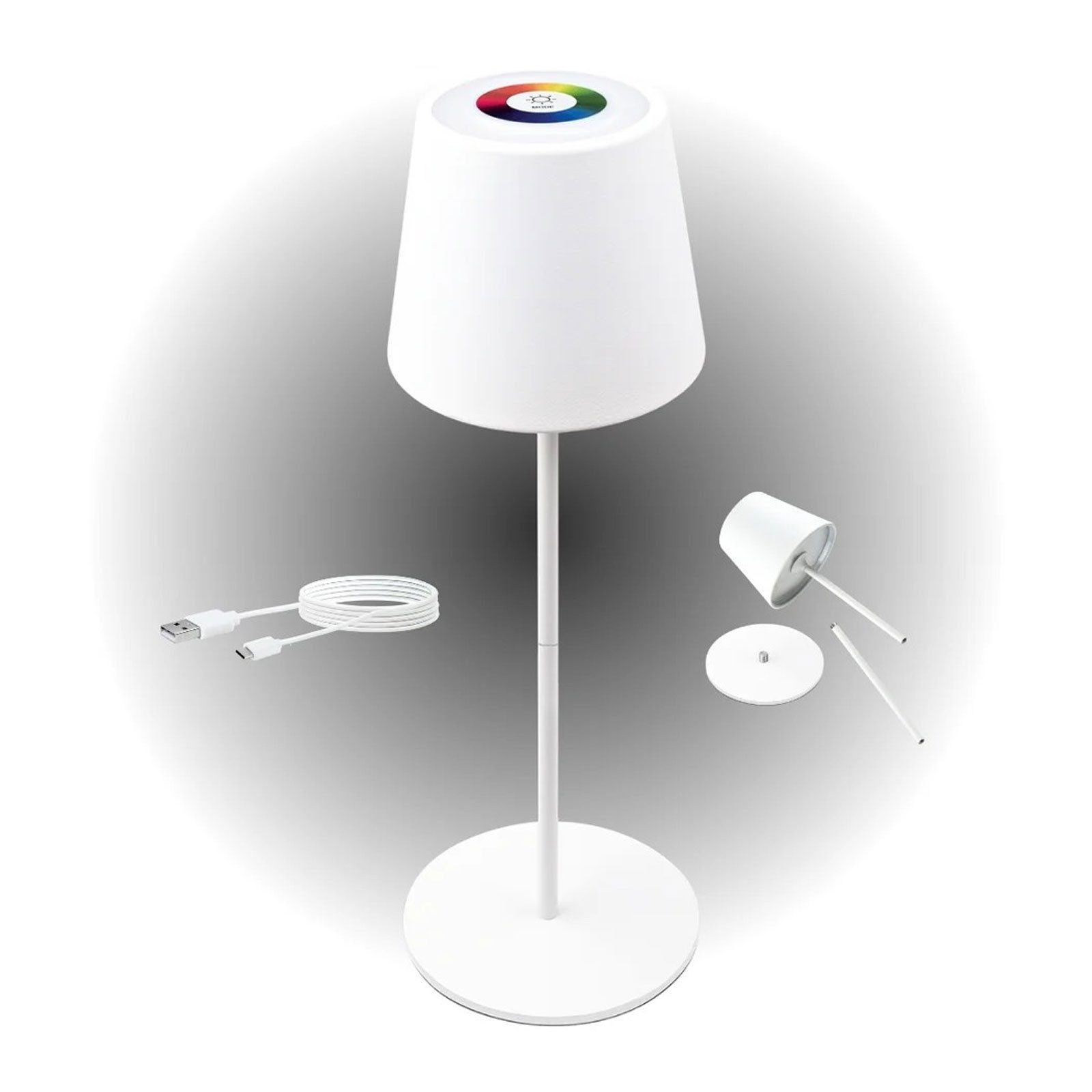 Schwaiger LED Nachtlicht Tischleuchte, Schutzklasse IP44