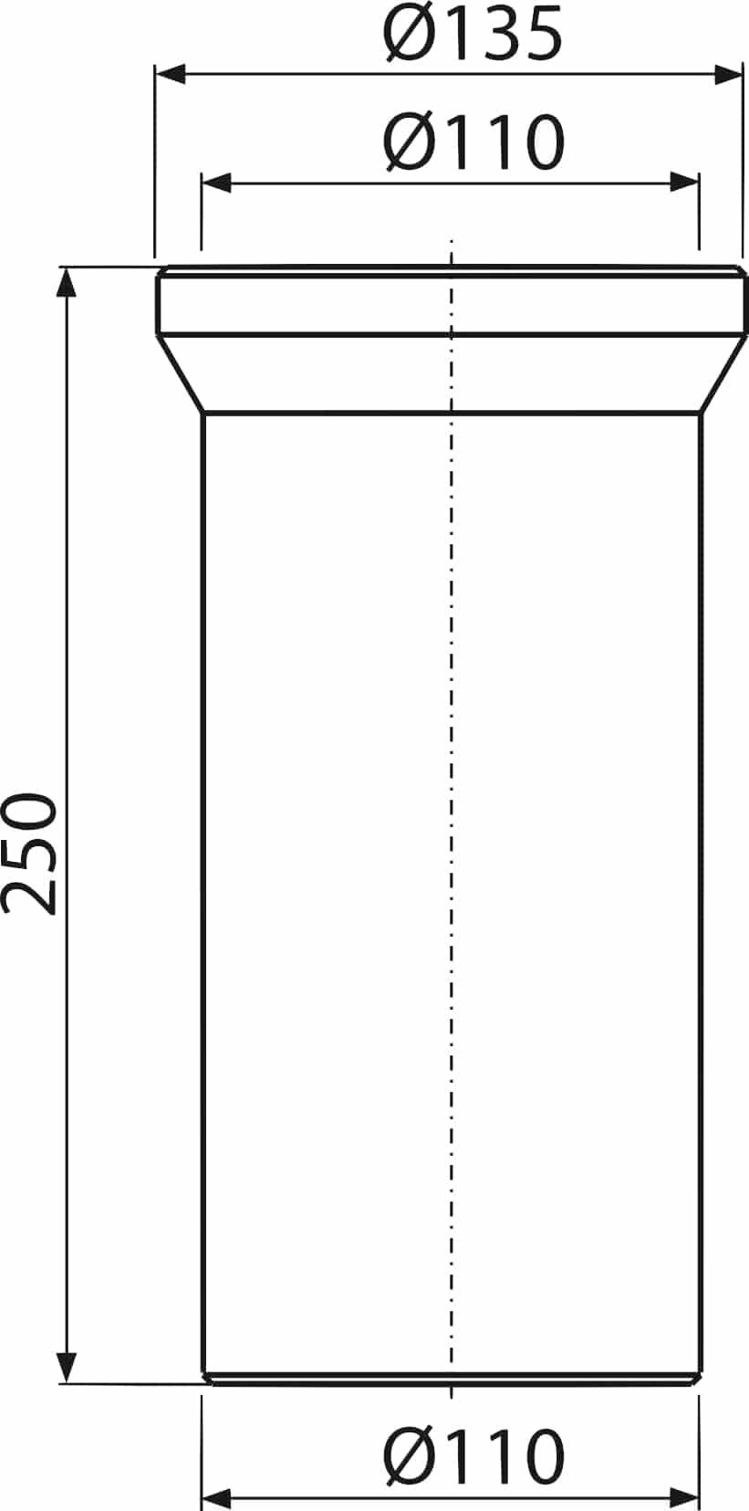 AlcaPlast WC-Anschlussbogen, AlcaPlast A97 WC Flex Anschlußstutzen Universal weiß