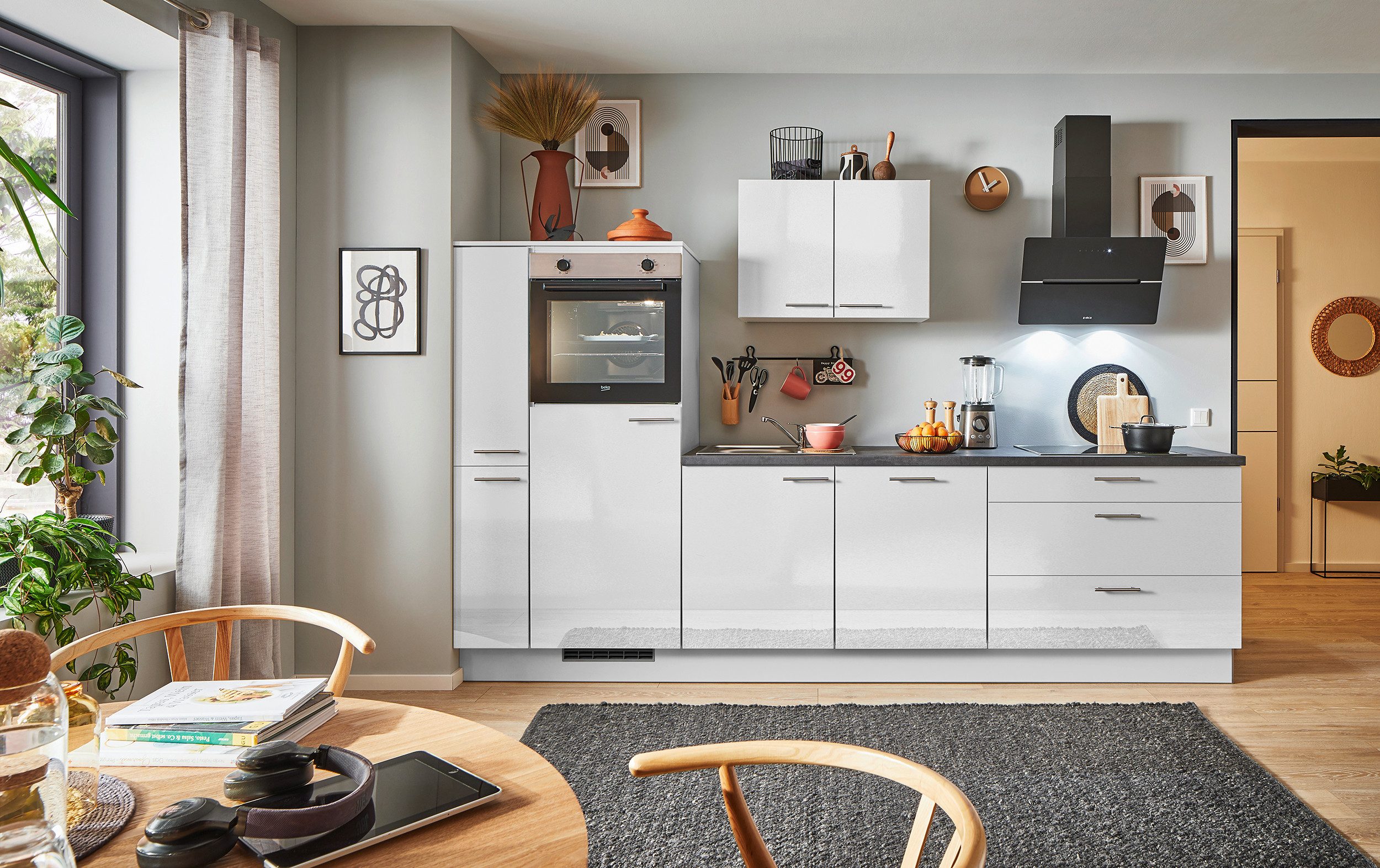 pino Küchenzeile Stockholm, individuell anpassbar, gratis günstig online kaufen