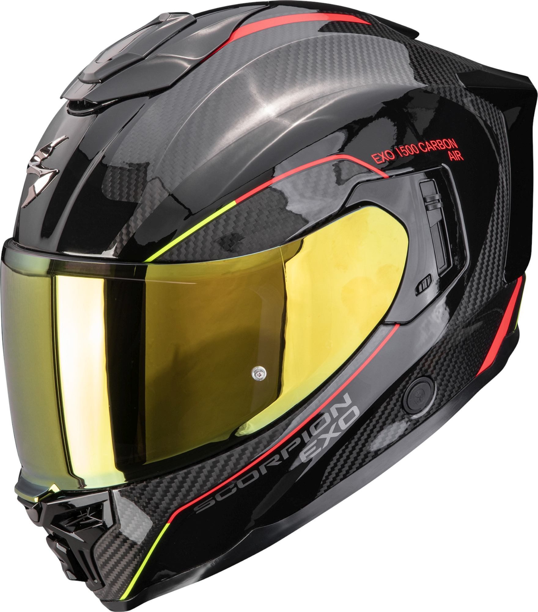 Scorpion Exo Motorradhelm Exo-1500 Carbon Air Mundi Helm, Antifog Beschichtet,notfallsystem-polsterung (eqrs),geeignet Für