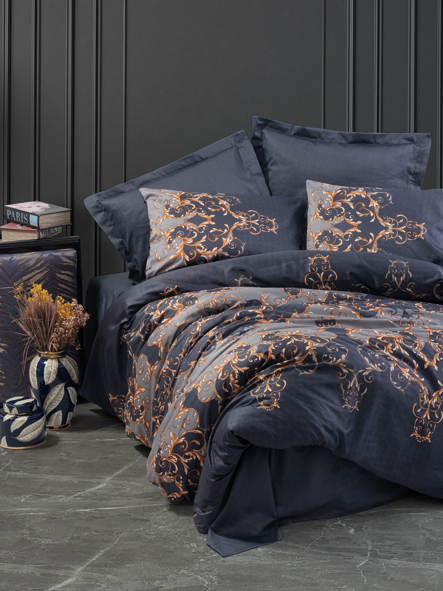 L'Essentiel Maison Bettdecke + Kopfkissen 100% COTTON SATIN N3933 günstig online kaufen
