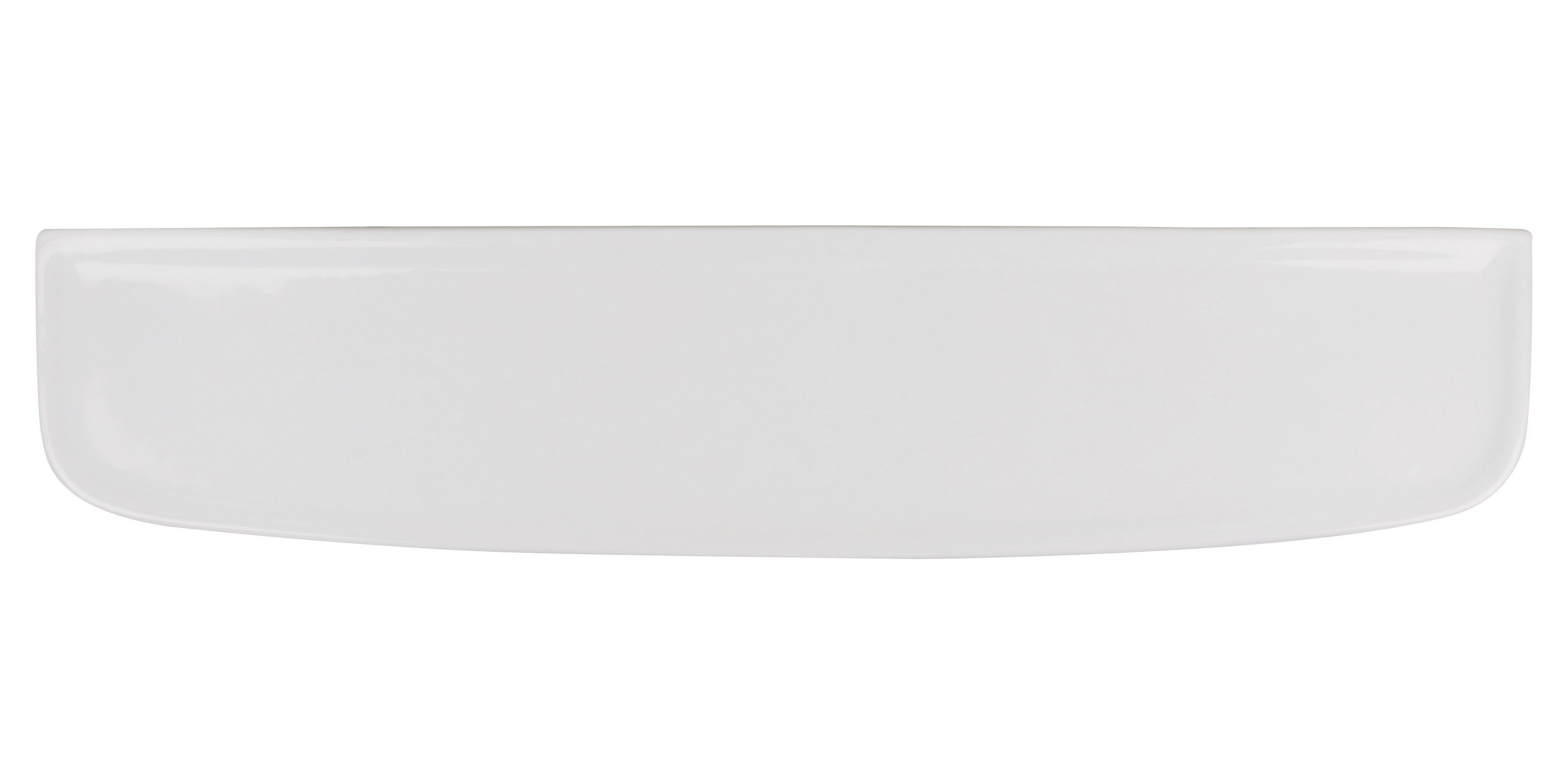 Weiß, cm, aquaSu 1-tlg., Spiegelablage Badregal, Überlaufschutz, 021401 Bohrmontage, Sanitär-Keramik, 60