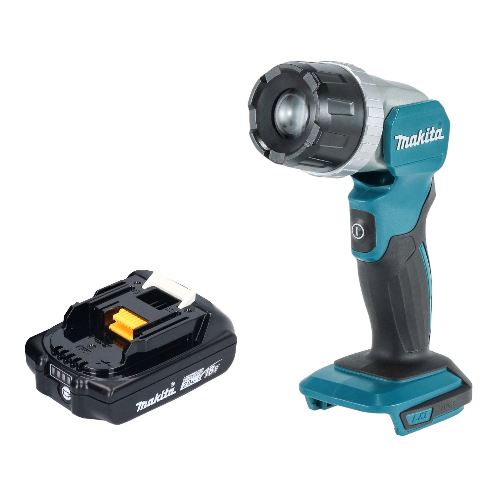 Makita Точечные светильники DML 808 A1 14,4 / 18 V 190 lm LED + 1x Akku 2,0 Ah - ohne Ladegerät